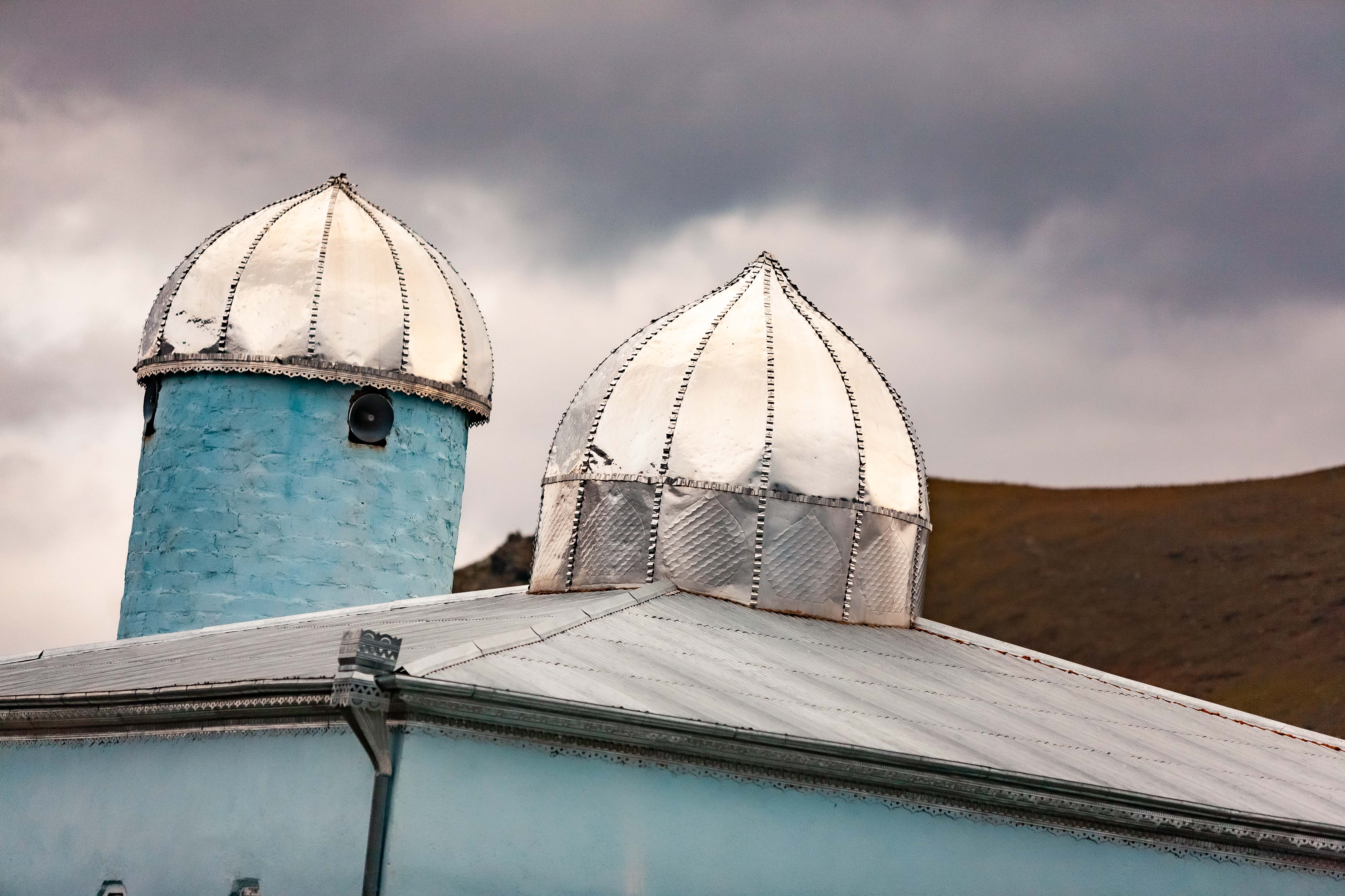 Azerbaijan, Gadabay Prov, Mosque Roof, 2009, IMG 8940