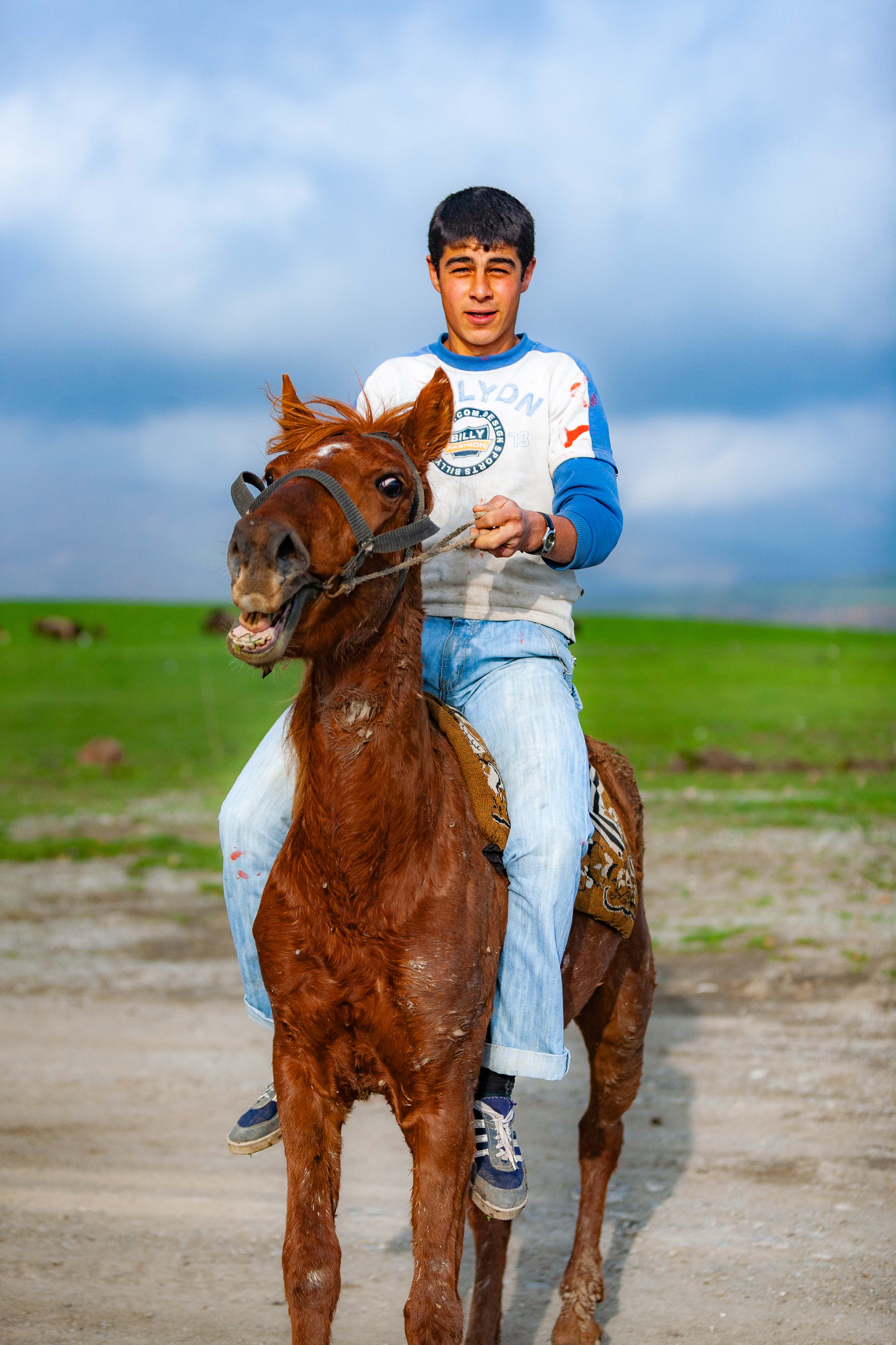 Azerbaijan, Ismayilli Prov, Horseman, 2009, IMG 8110