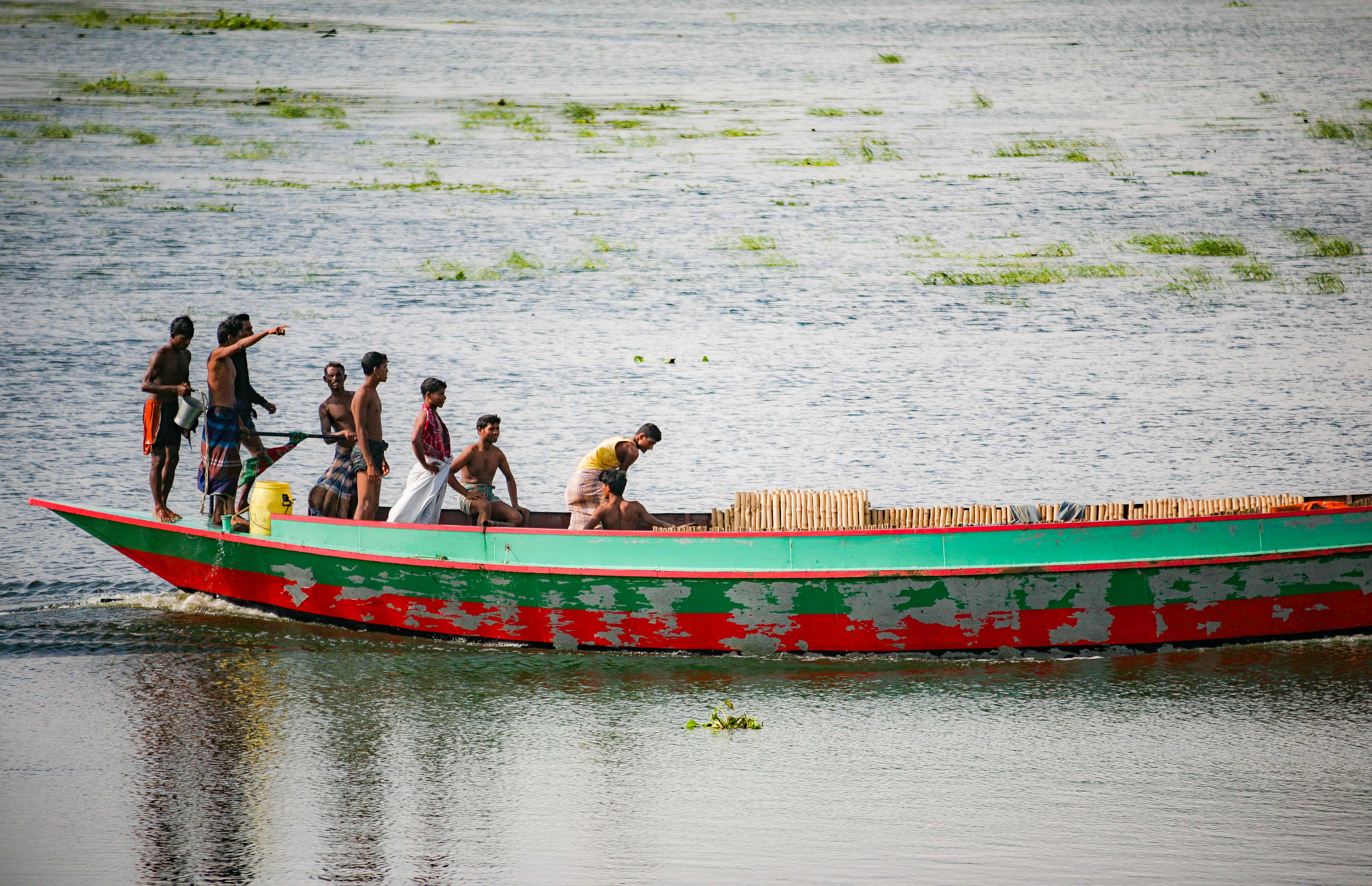 Bangladesh, Gazipur Prov, People On Boat, 2009, IMG 8007