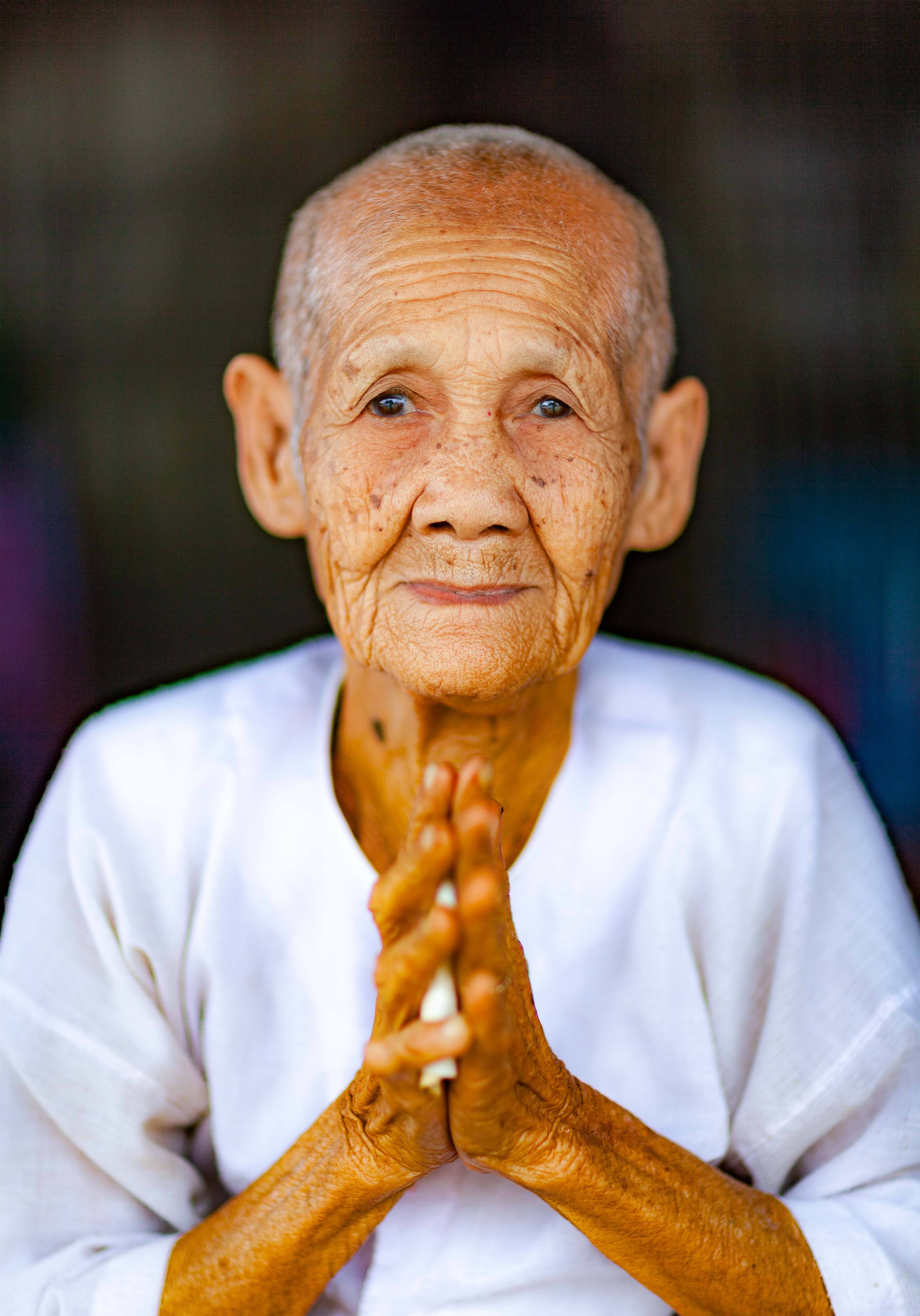 Cambodia, Krong Pailin Prov, Old Woman, 2009, IMG 9808