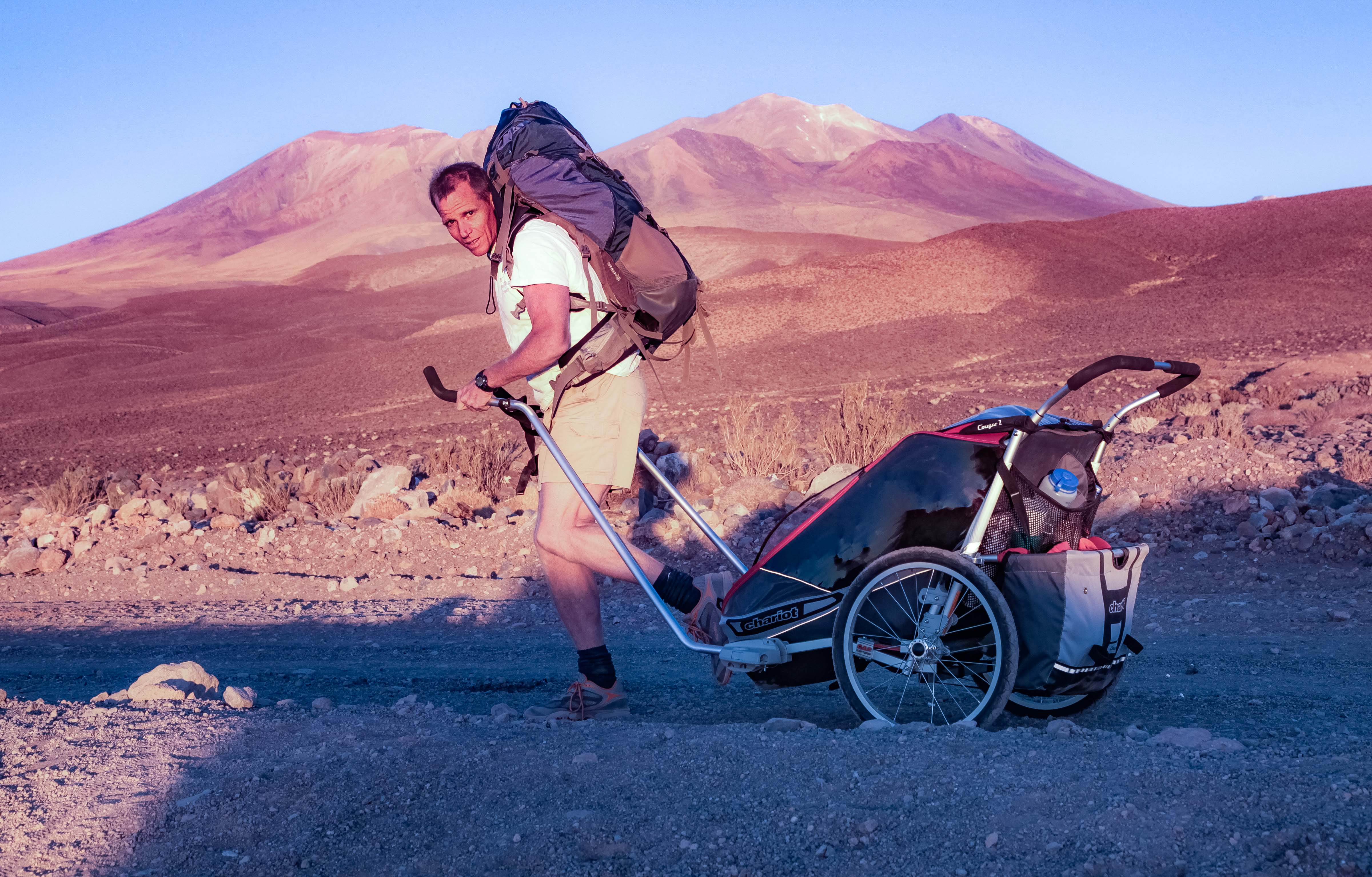 Chile, Antofagasta Prov, Jeff Shea Begins Walk Over Altiplano, 2010, IMG 3762