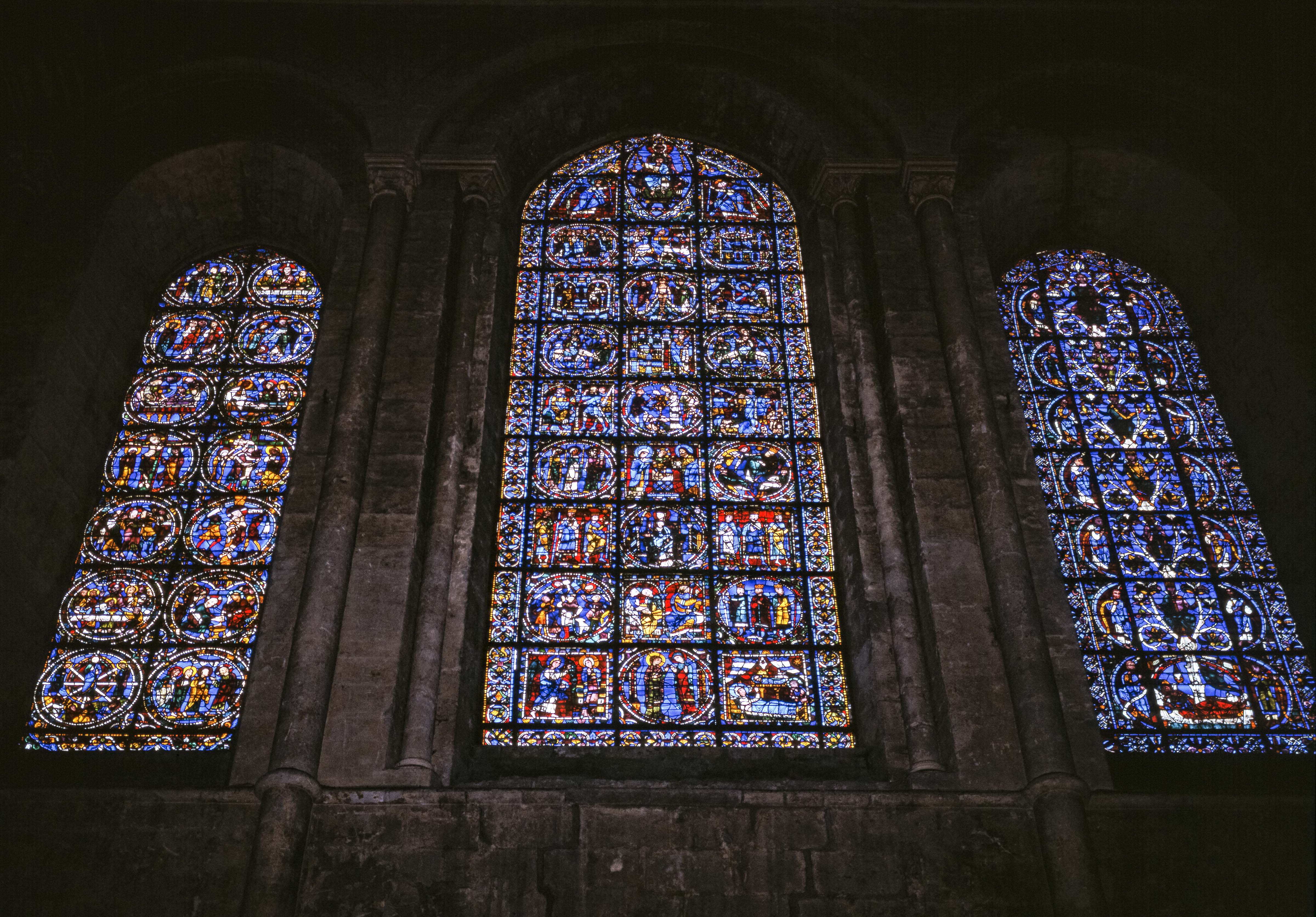 France, Chartes Stained Glass, 1990