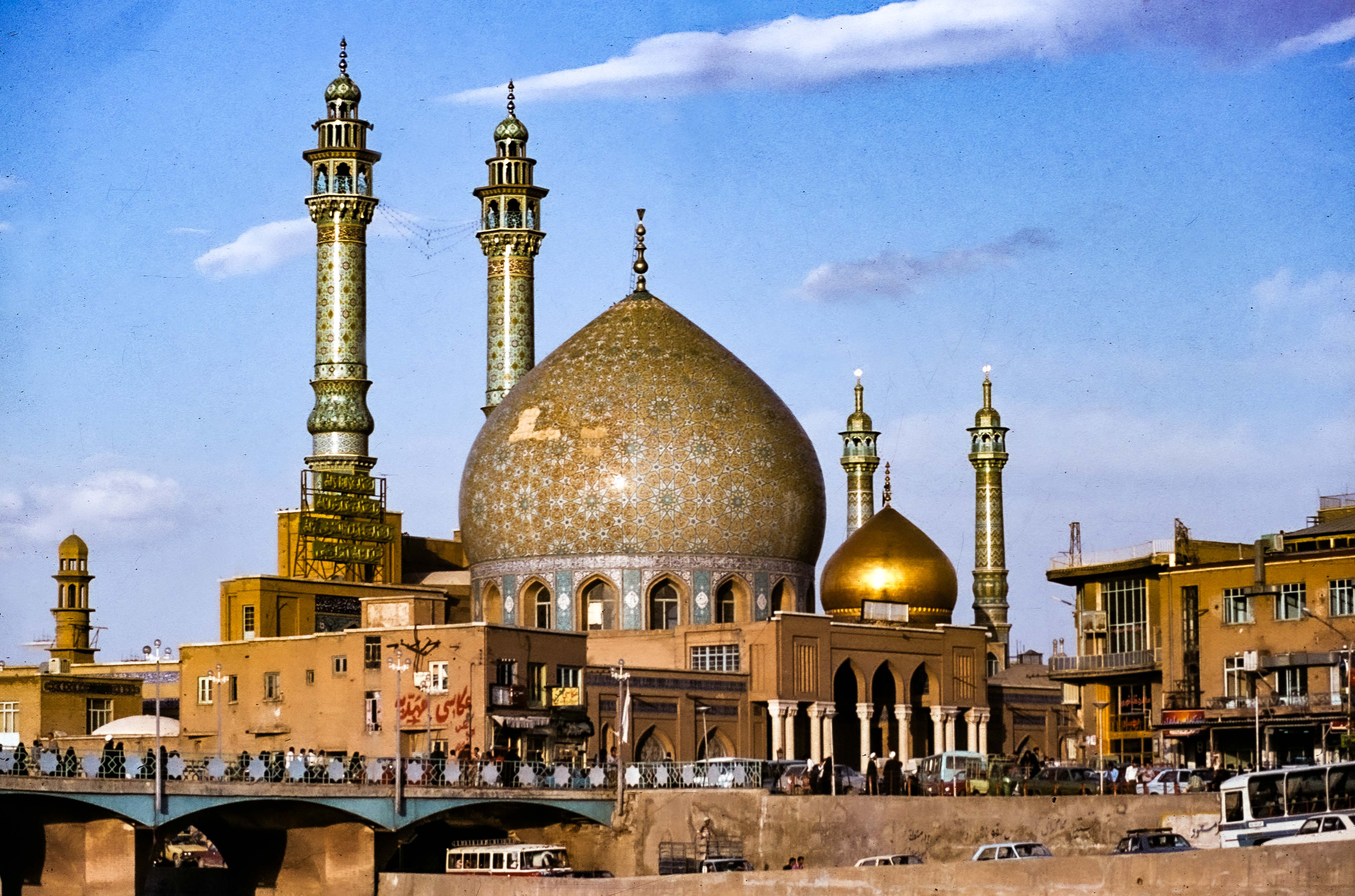 Iran, Qom, Golden Mosque, 1984