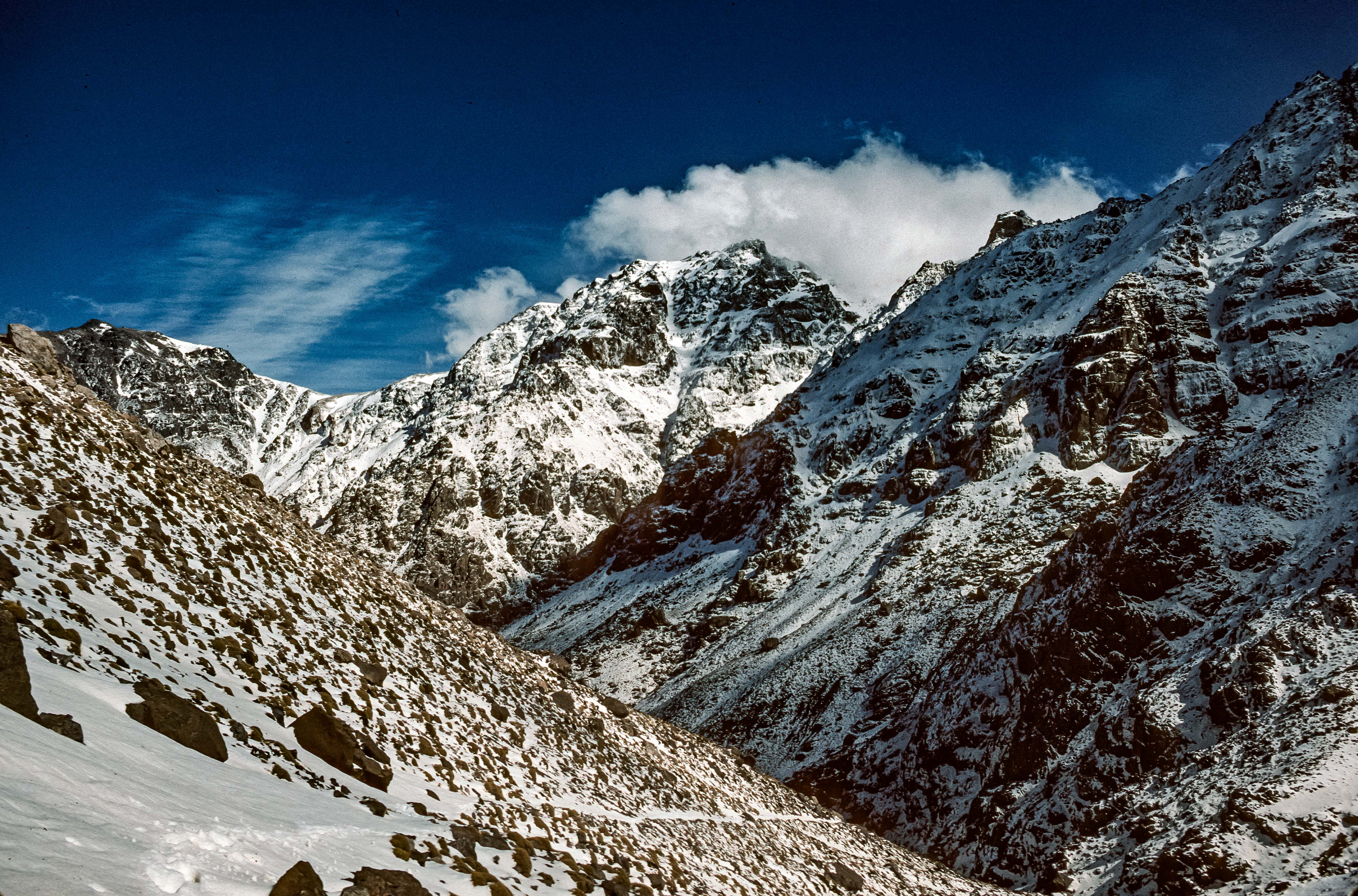 Morocco, Trail Up The Snowy Atlas, 1988