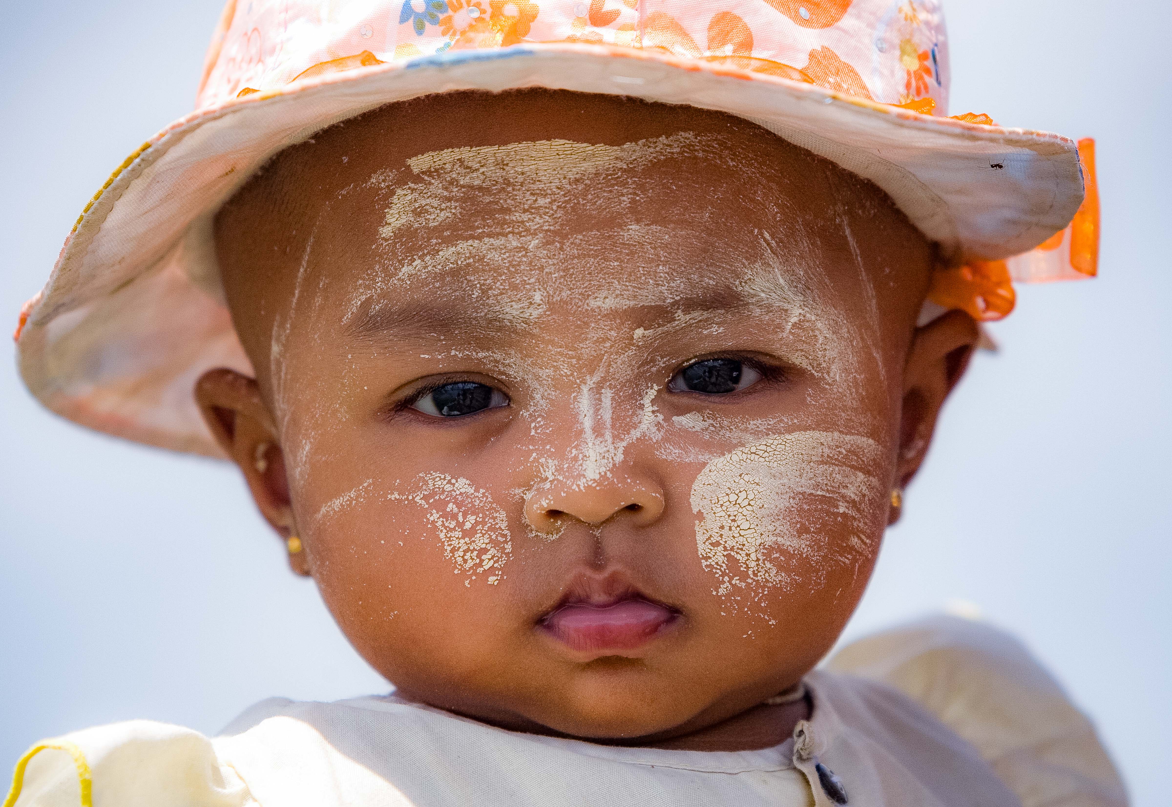 Myanmar, Ayeyarwady Prov, Baby Portrait, 2009, IMG 0276