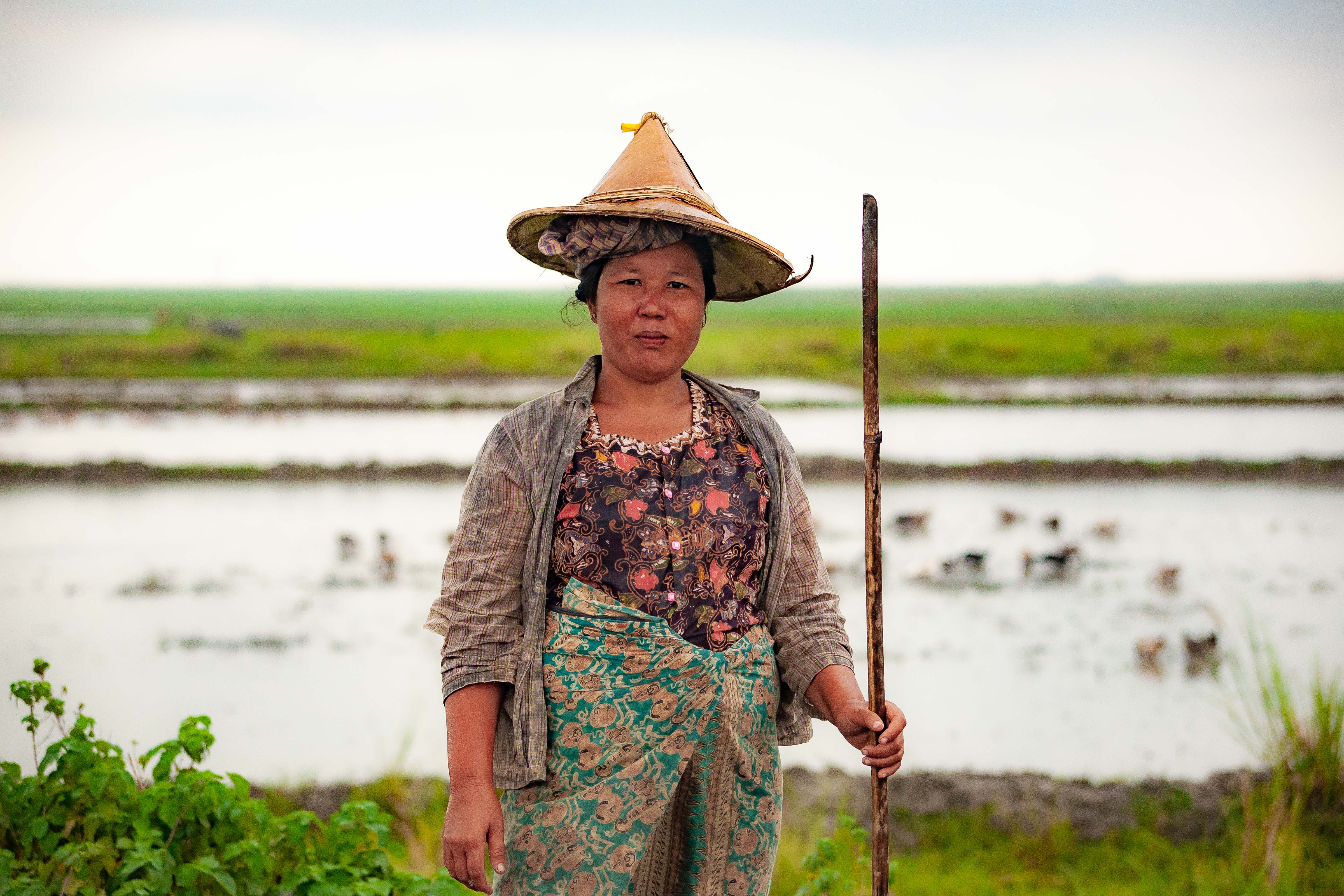 Myanmar, Bago Prov, Woman Farmer, 2009, IMG 0162