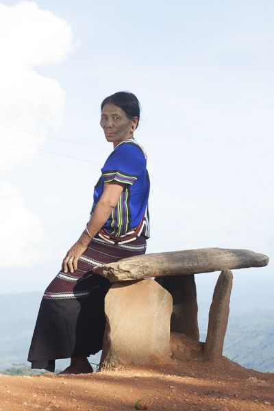 Myanmar, Chin Prov, Tattoo-Faced Pyu Woman, 2012, IMG 2470r1