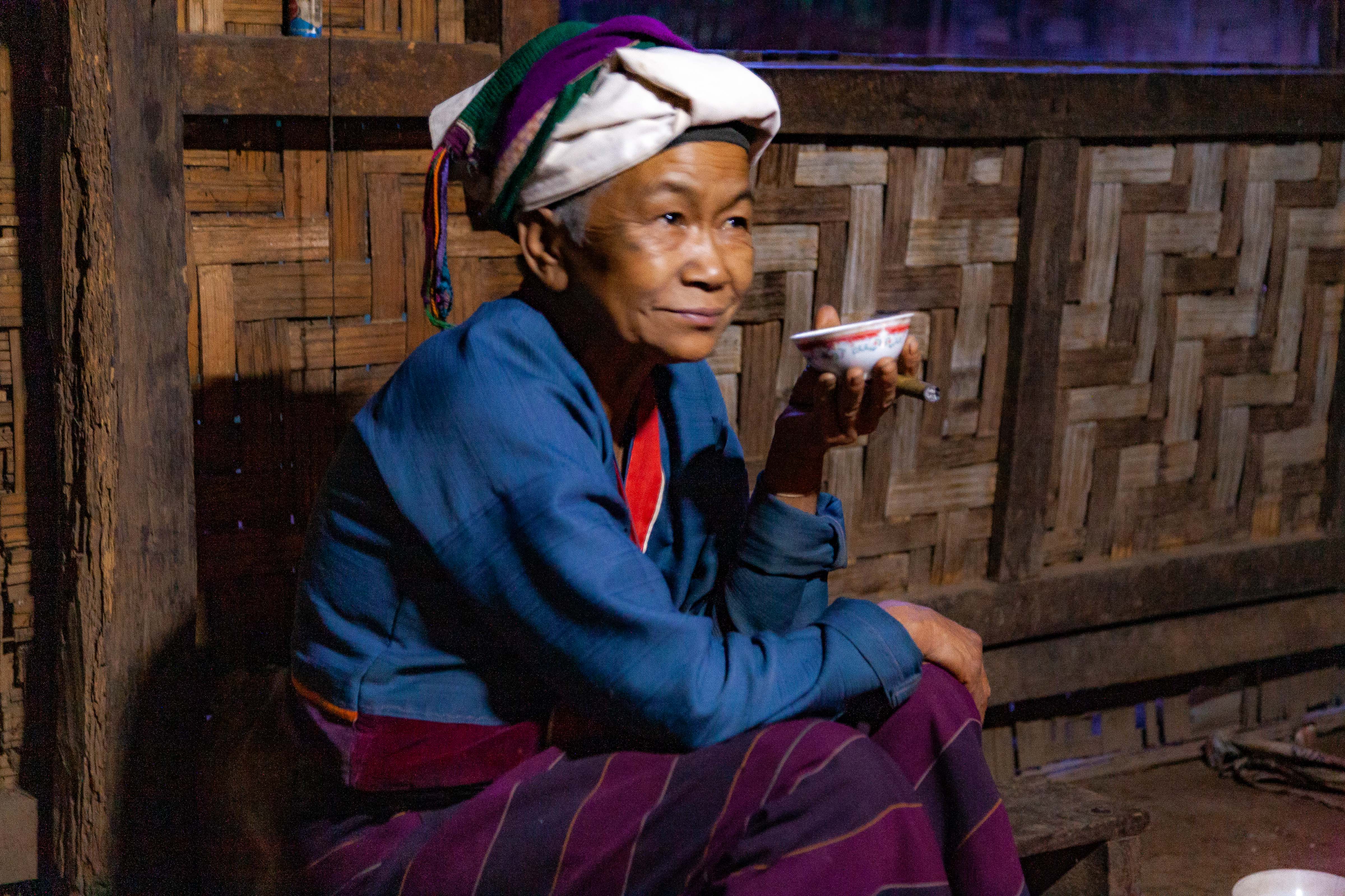 Myanmar, Shan Prov, Old Woman, 2009, IMG 4325