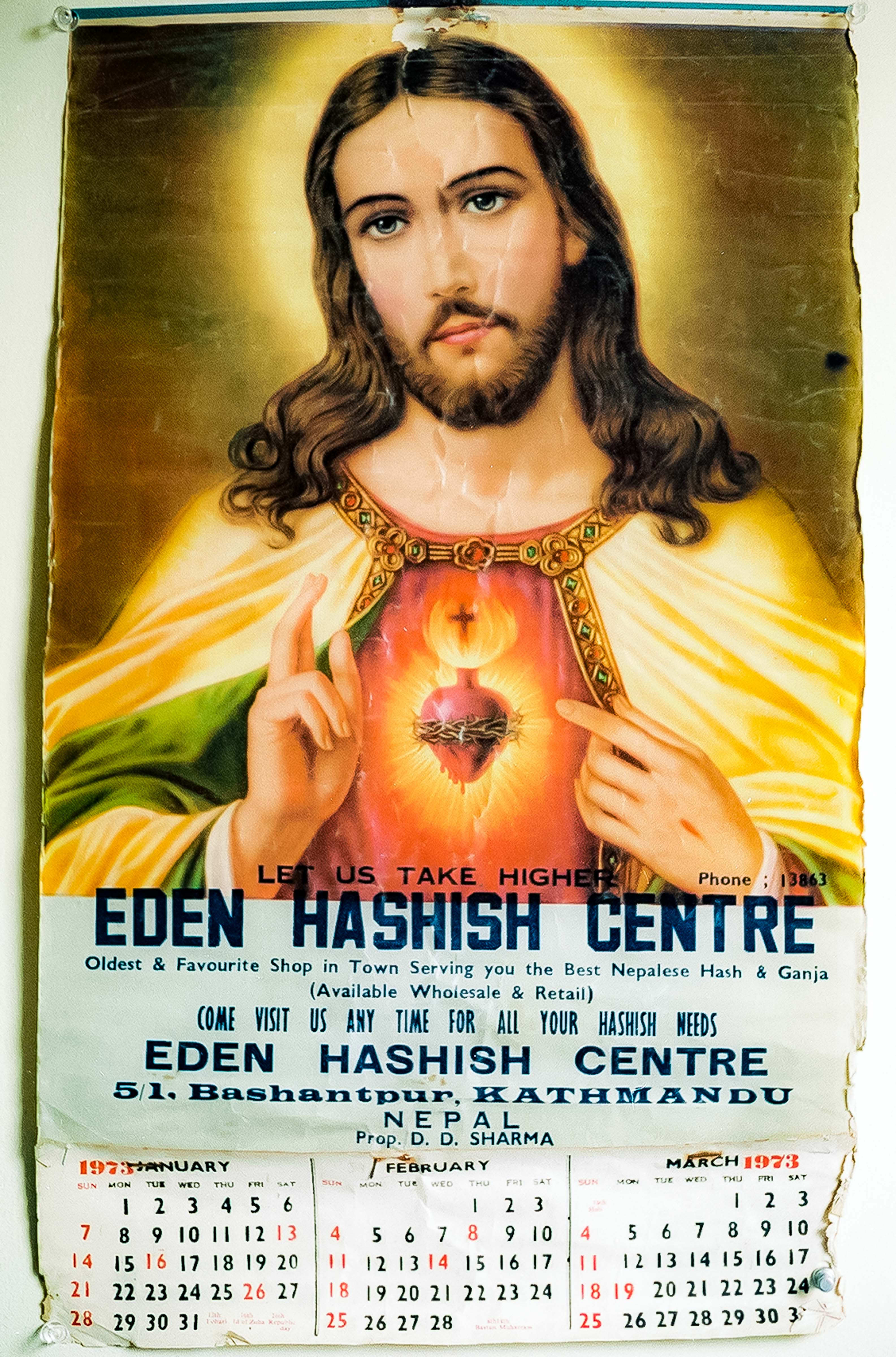 Nepal, Eden Hashish Centre, 1983