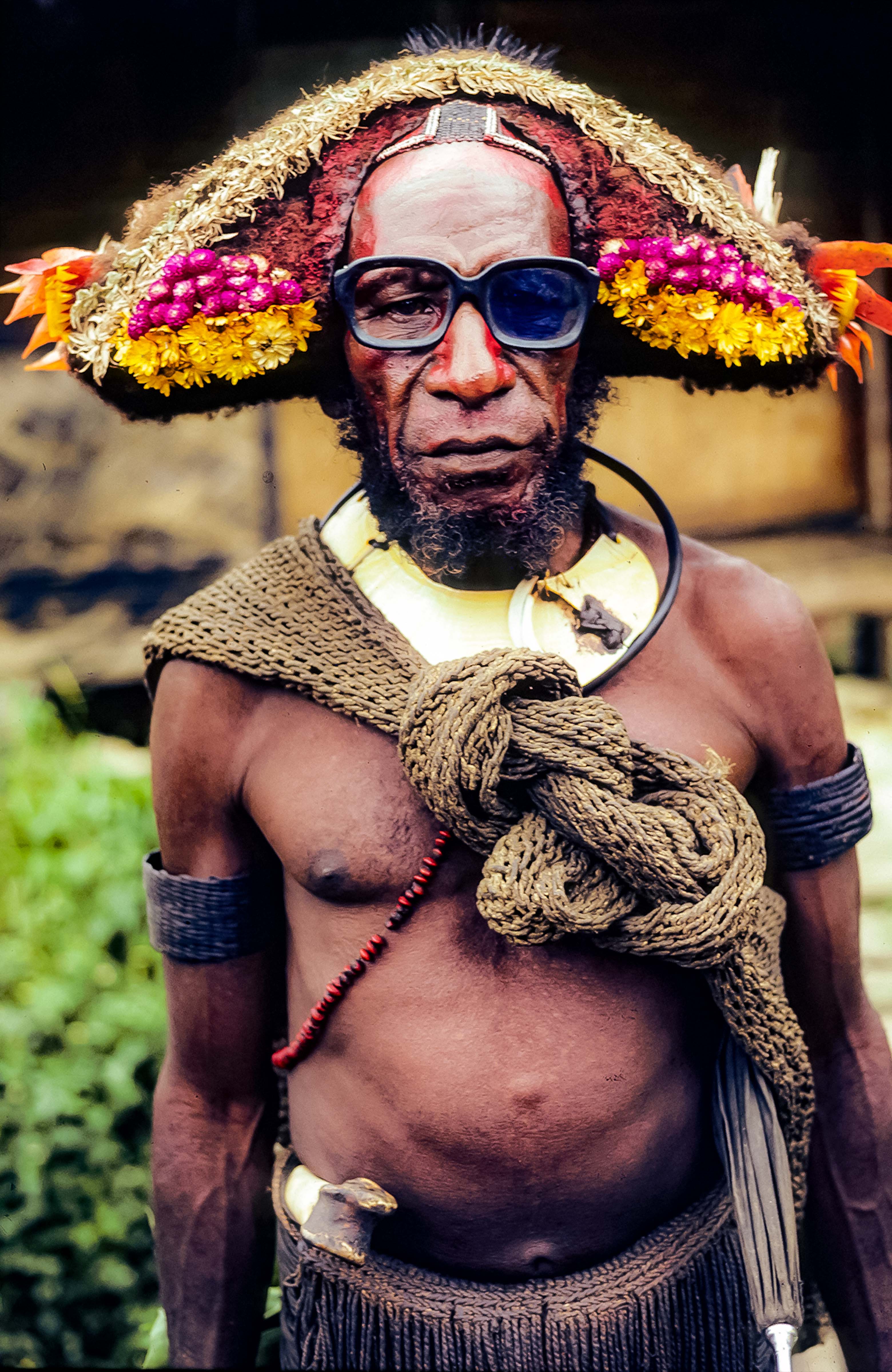 Papua New Guinea, Huli Sunglasses, 1983