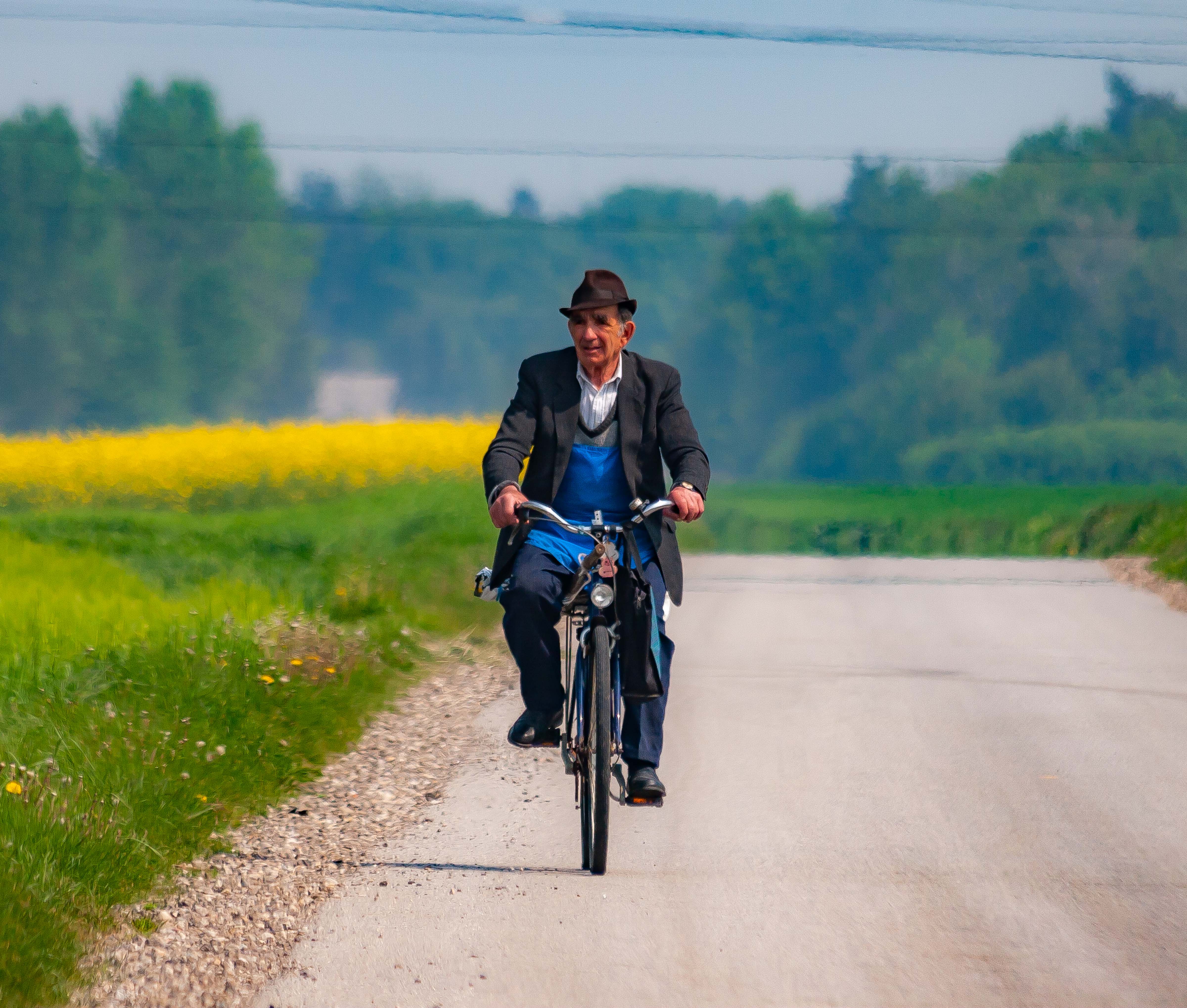 Slovenia, Kidricevo Prov, Man On Bicycle, 2006, IMG 5557