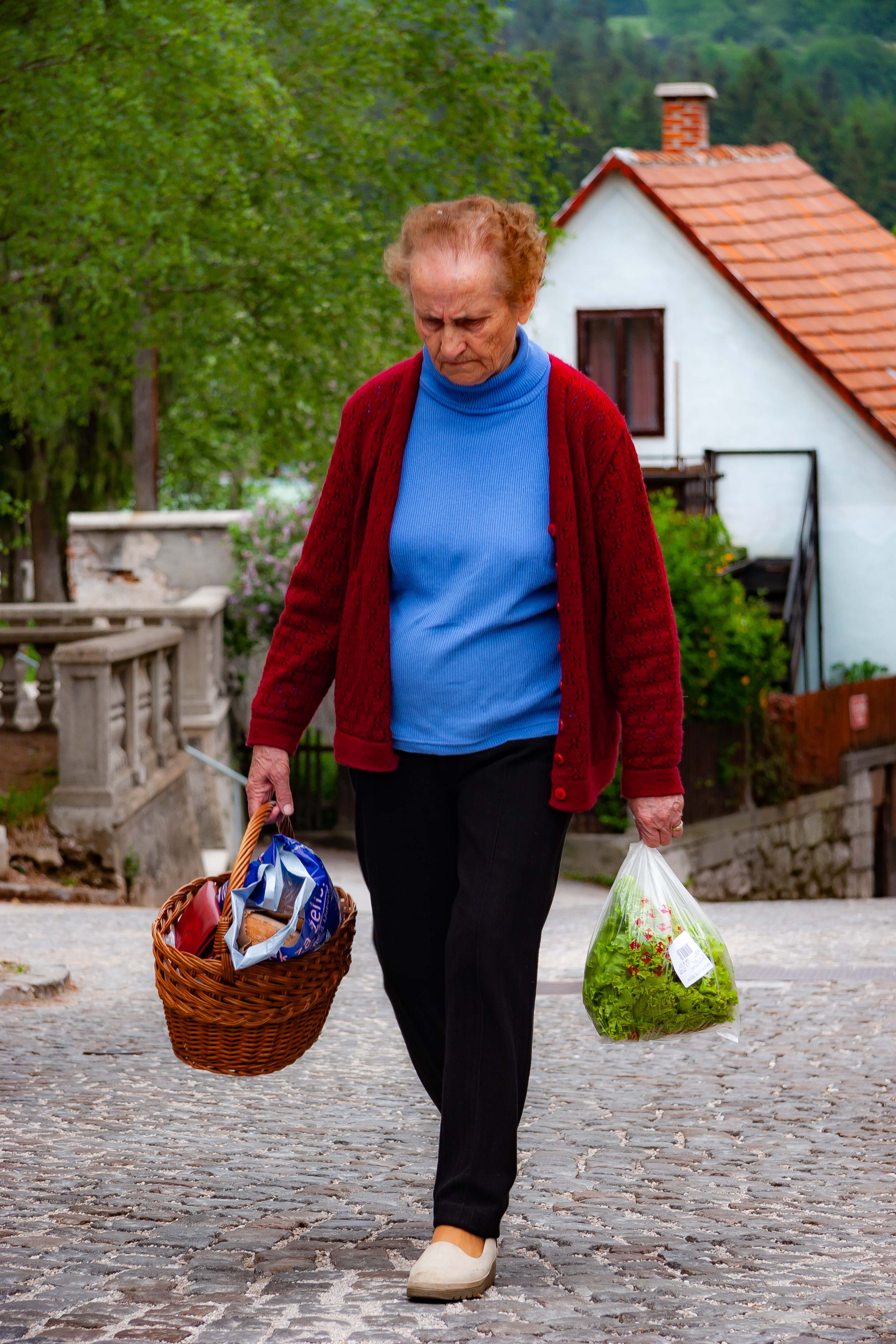 Slovenia, Mezica Prov, Old Slovenian Woman, 2006, IMG 8452