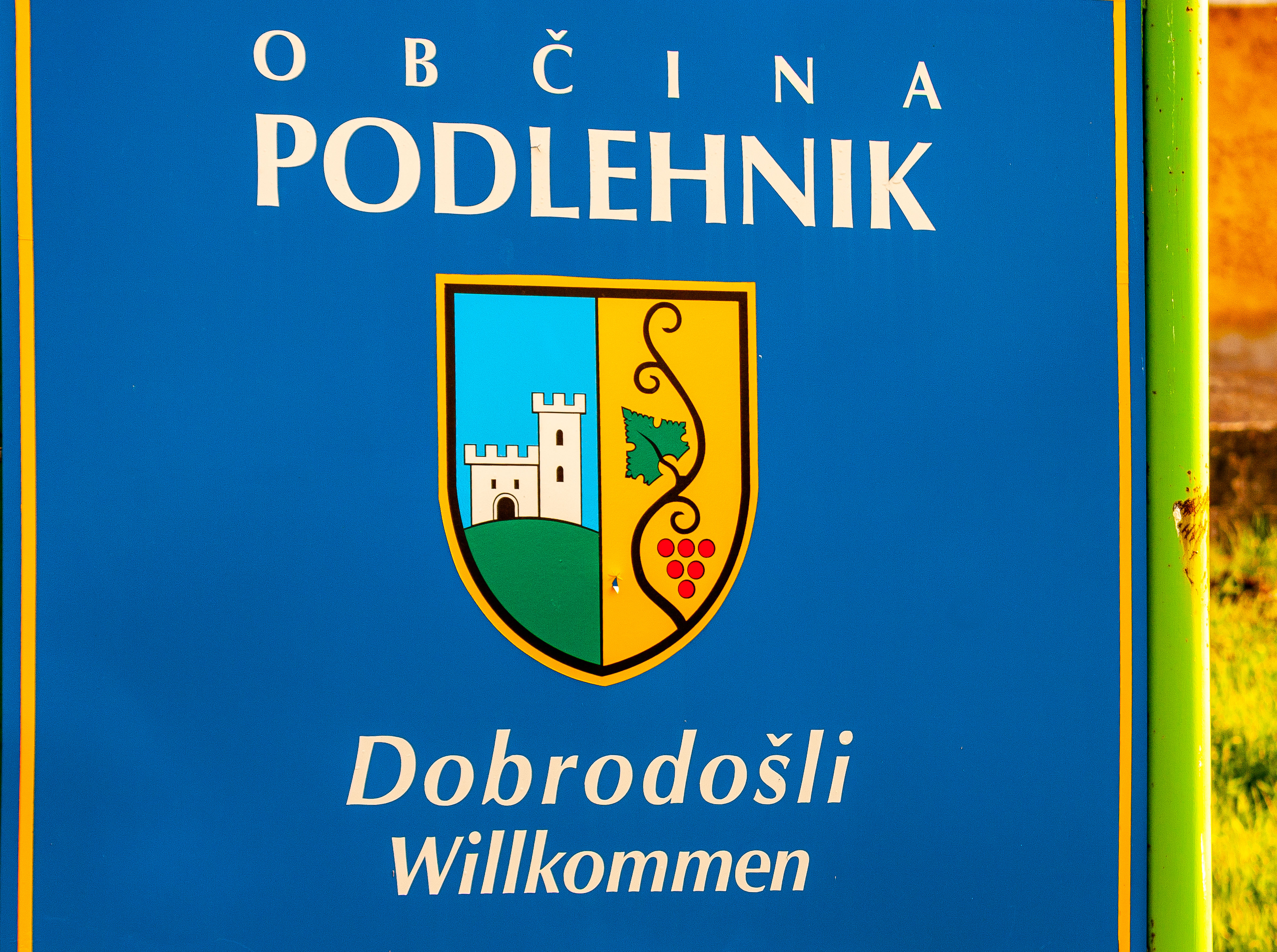 Slovenia, Podlehnik Prov, Welcome To Podlehnik Obcina, 2006, IMG 5473