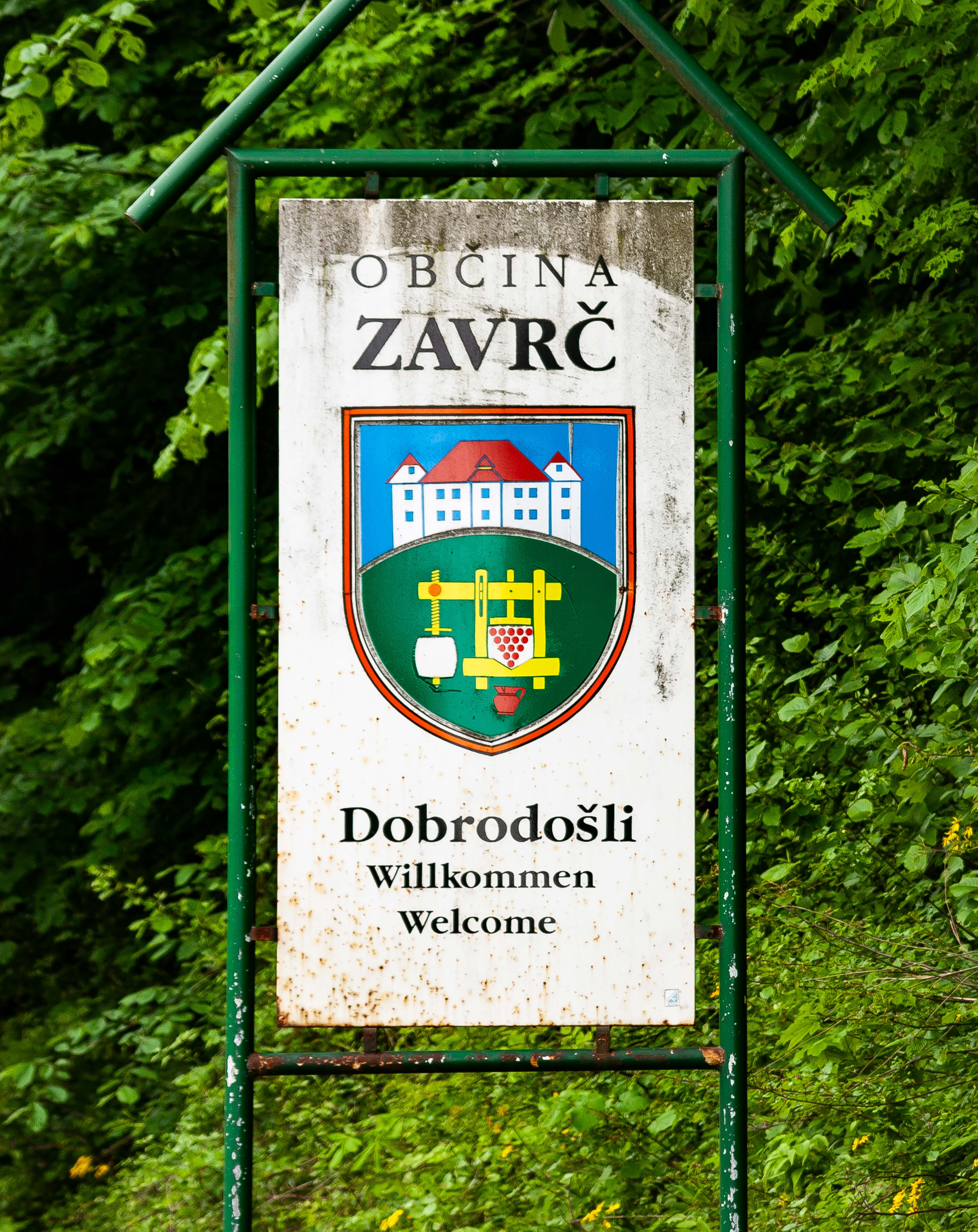 Slovenia, Zavrc Prov, Welcome To Zavrc Obcina, 2006, IMG 5362