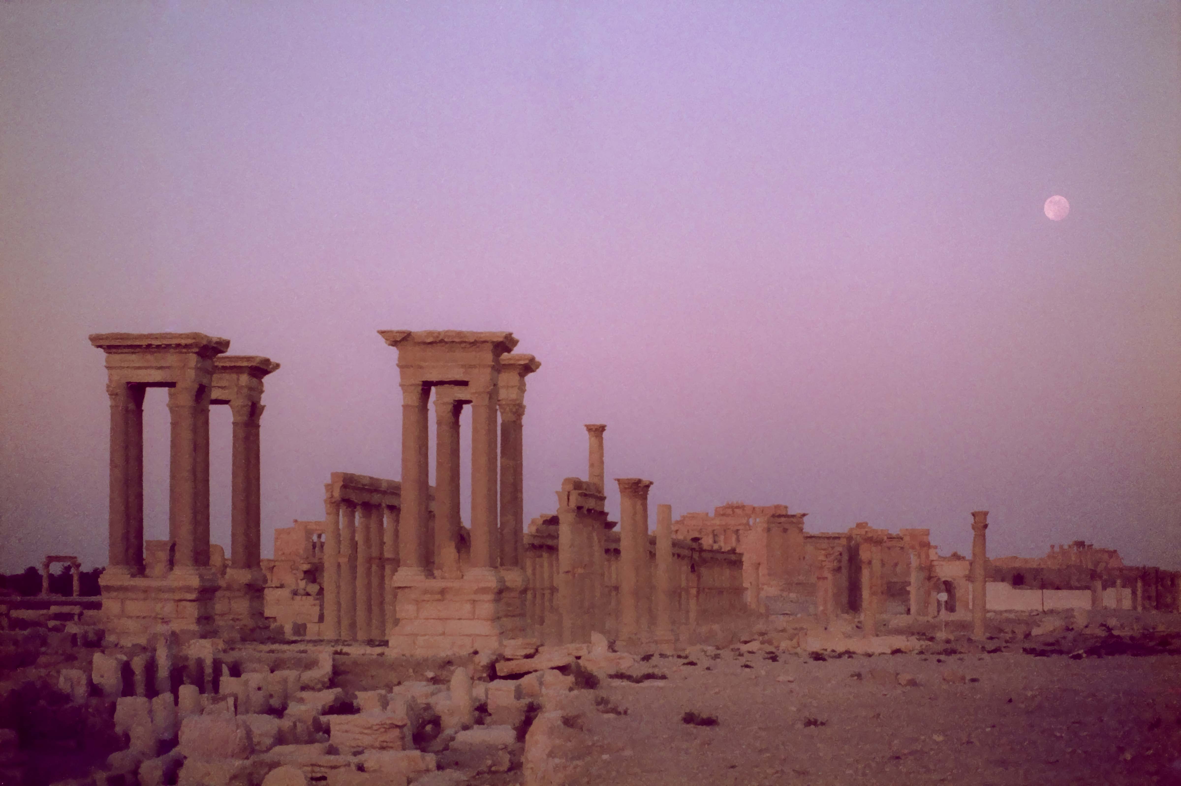 Syria, Palmyra Moonlight, 1984