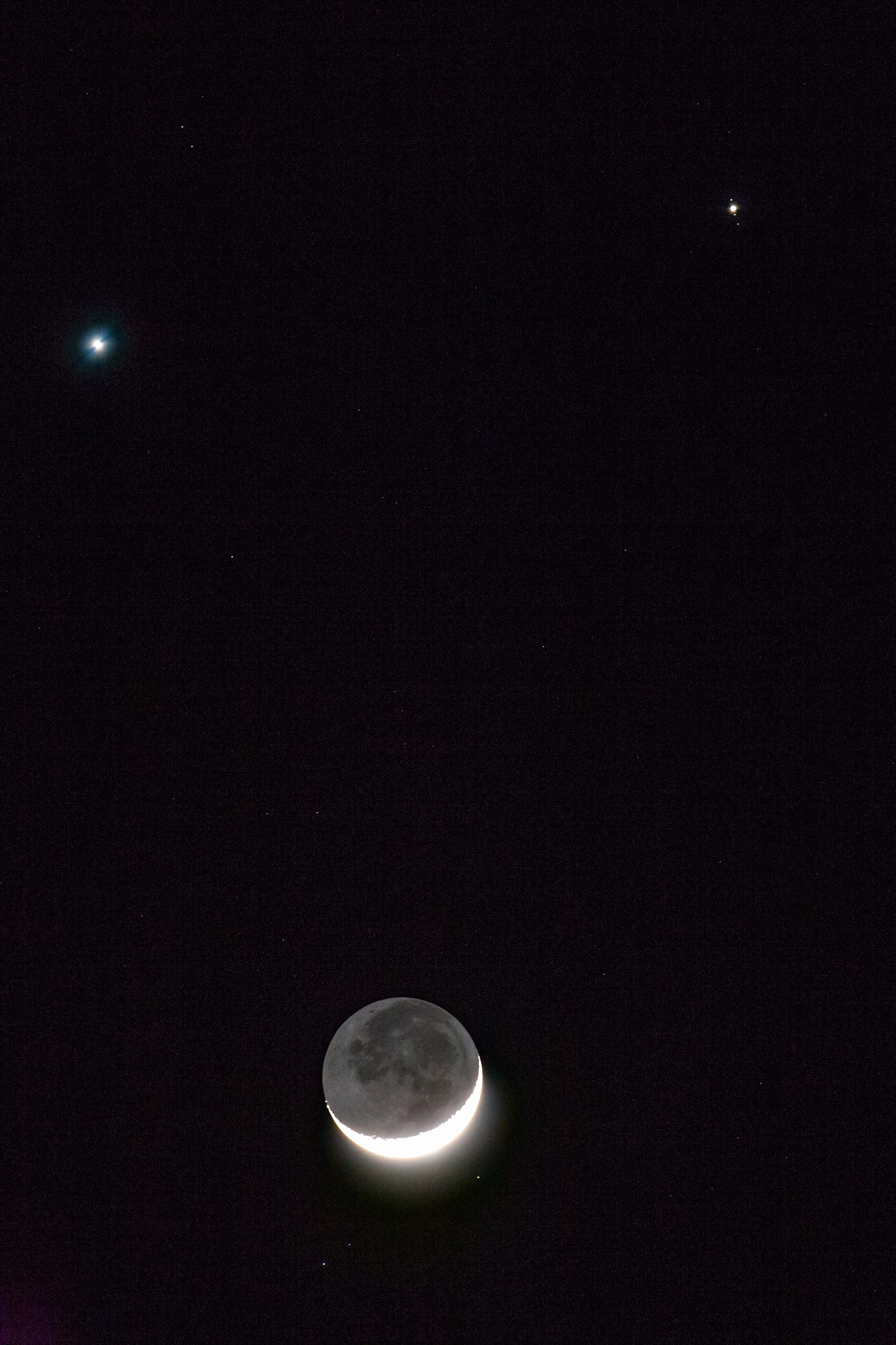 Thailand, Nan Prov, New Moon With Venus And Mercury, 2008, IMG 6737