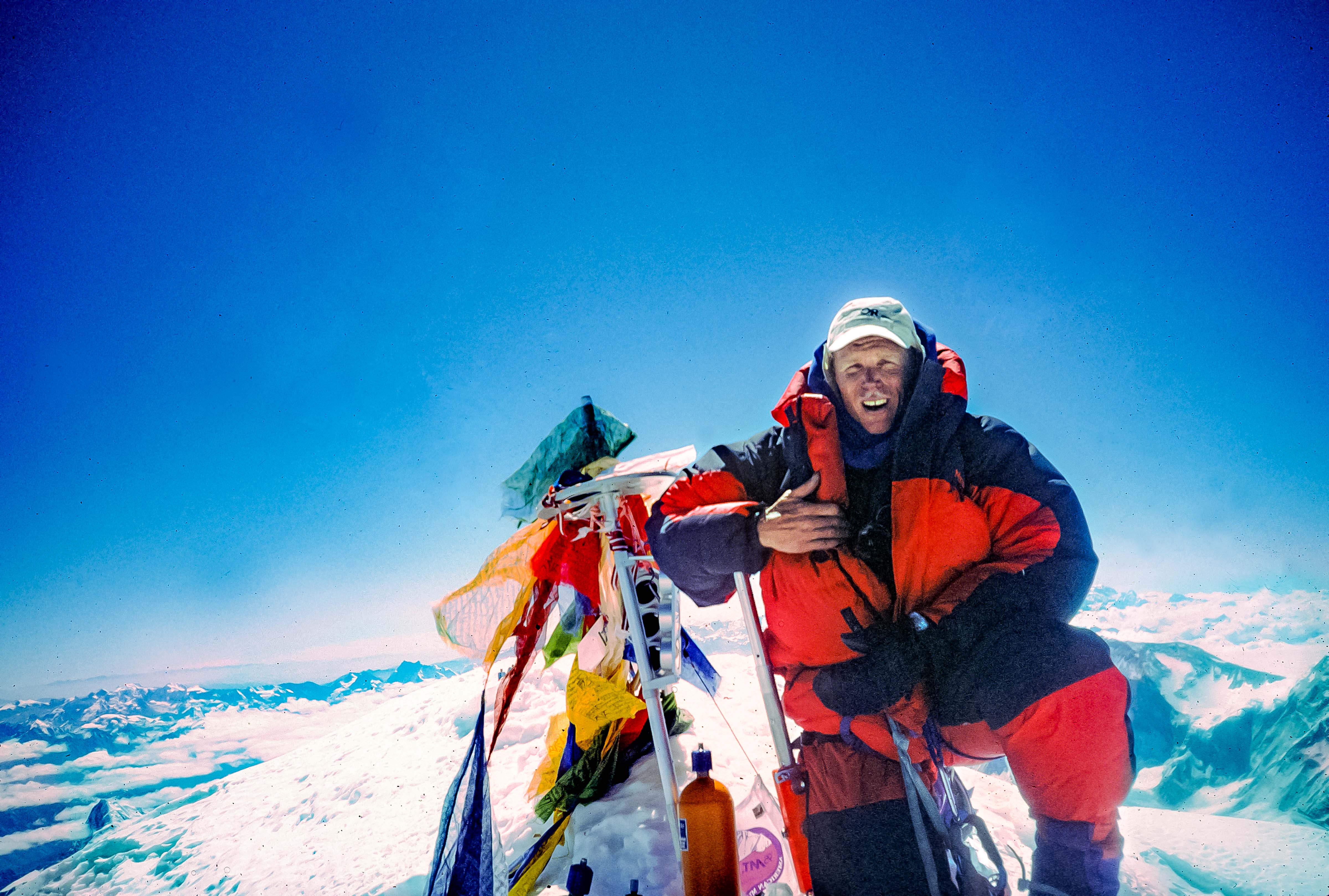 Tibet, Everest Summit, Jeff Shea, May 24, 1995, 9 a.m.