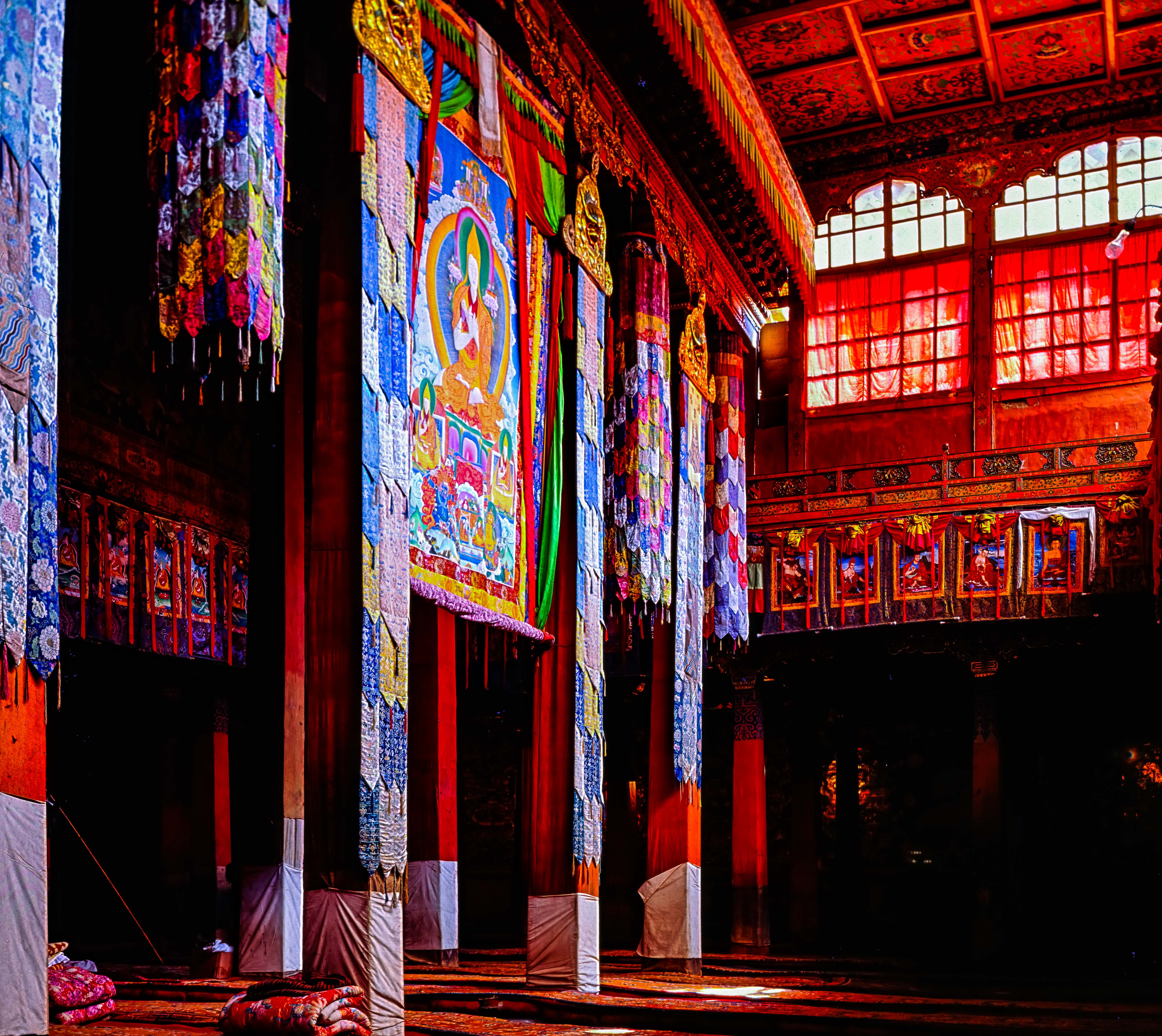 Tibet, Monastery, 1991