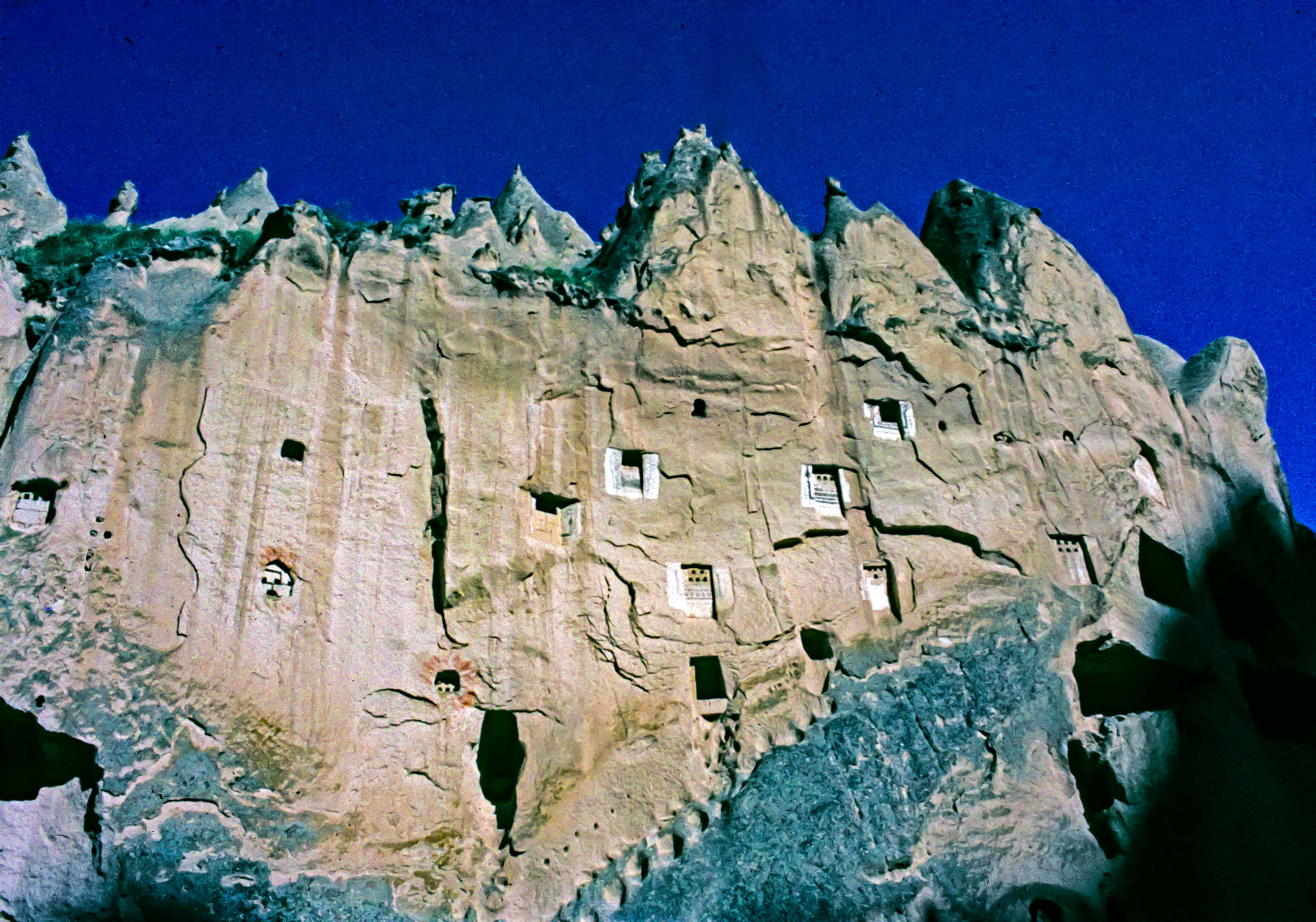 Turkey, Cappadocia, Gnome Wall, 1984
