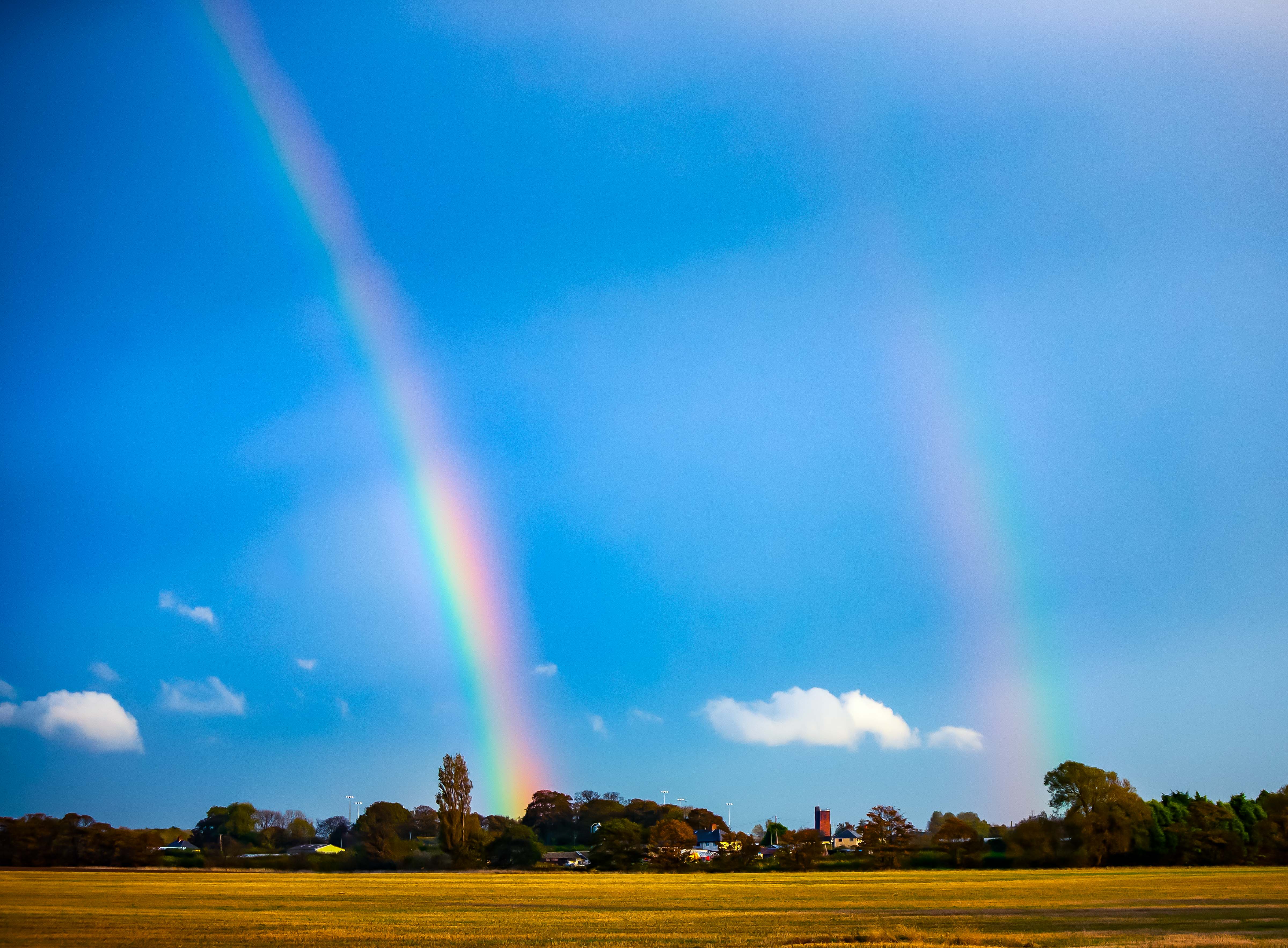 UK, St Helens Prov, Double Rainbow, 2009, IMG 6478