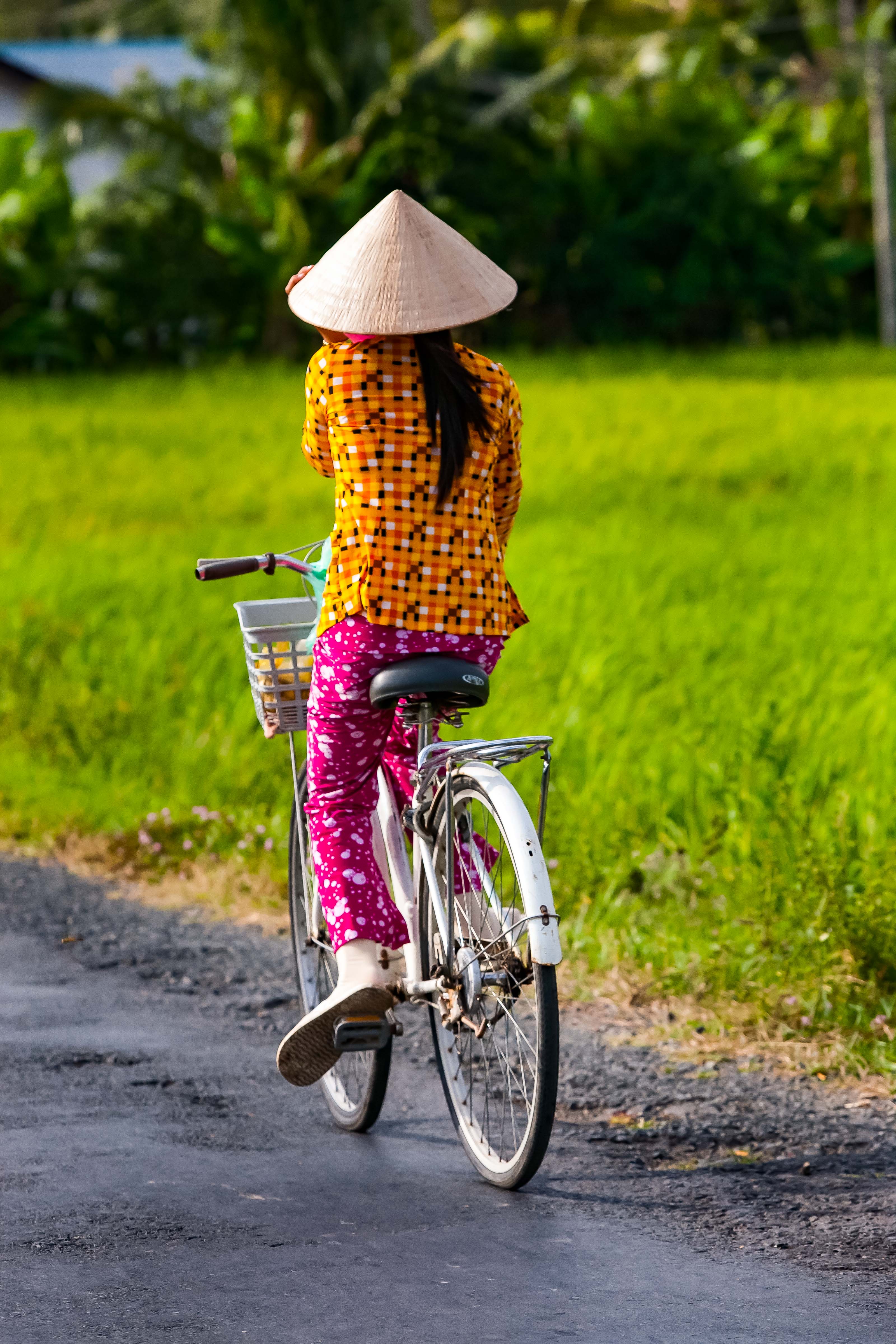 Vietnam, Kien Giang Prov, Girl Bike, 2010, Img_1535