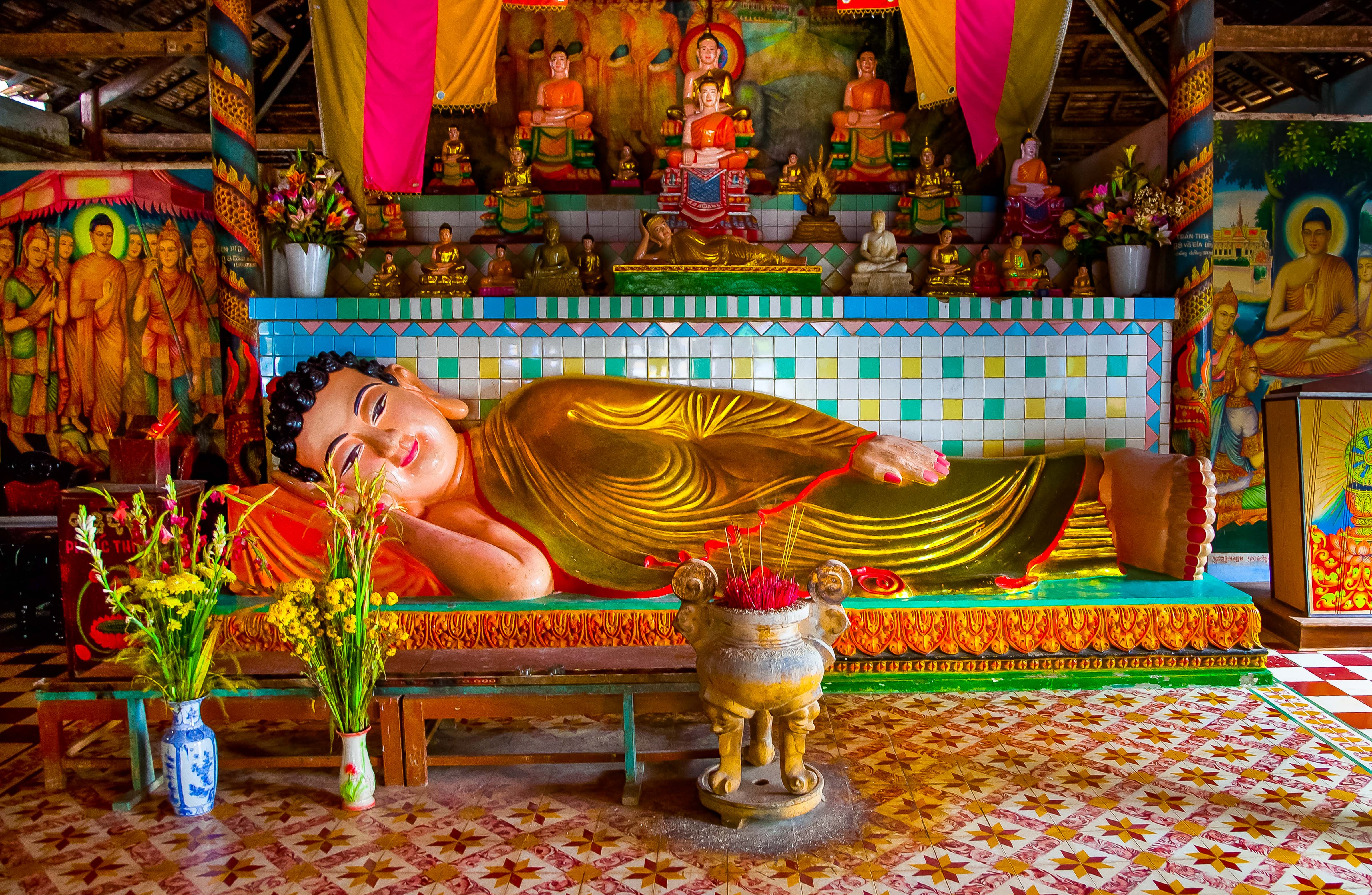 Vietnam, Soc Trang Prov, Buddha Sleeping, 2010, Img_1266