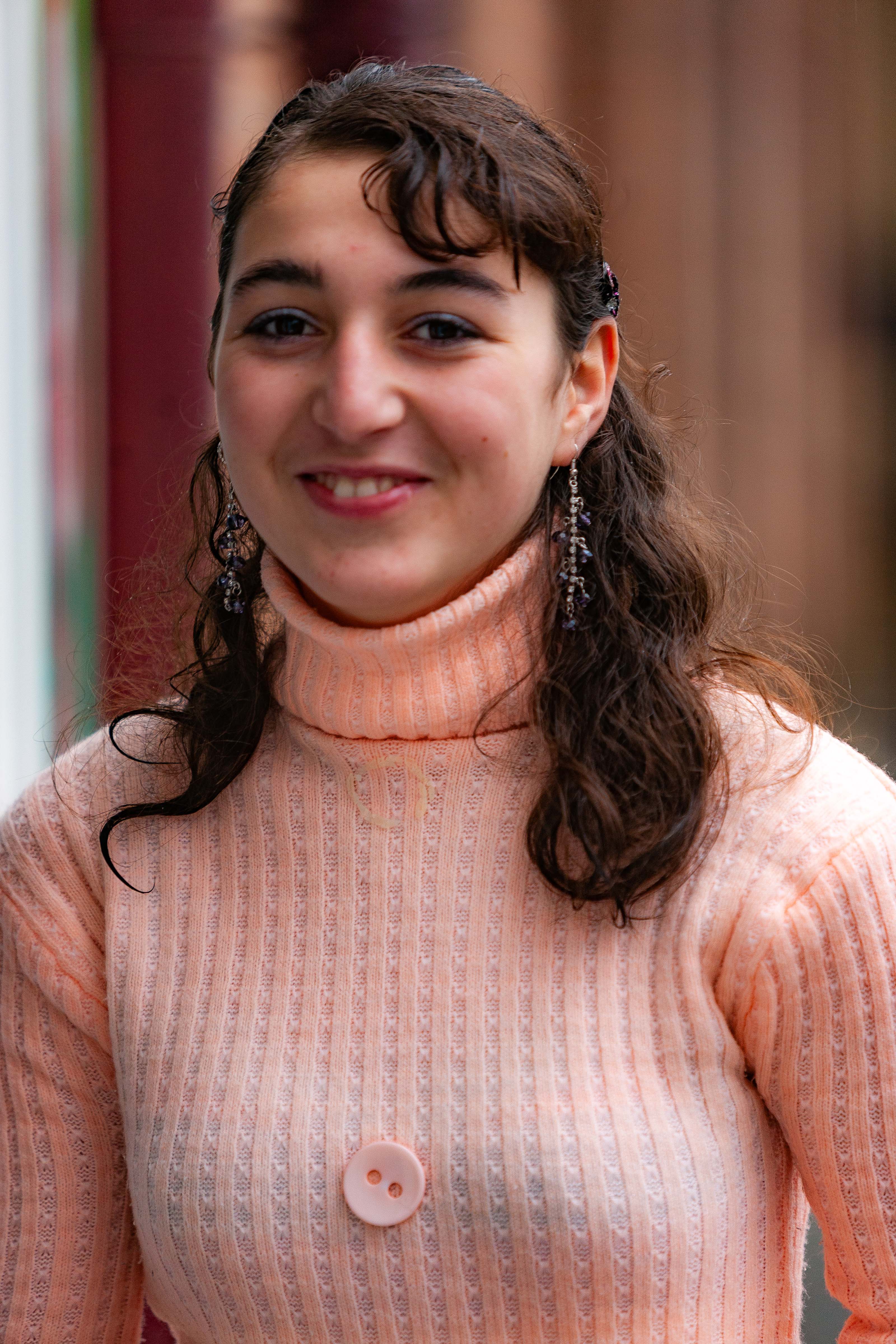 Azerbaijan, Qax Prov, Young Woman, 2009, IMG 8441