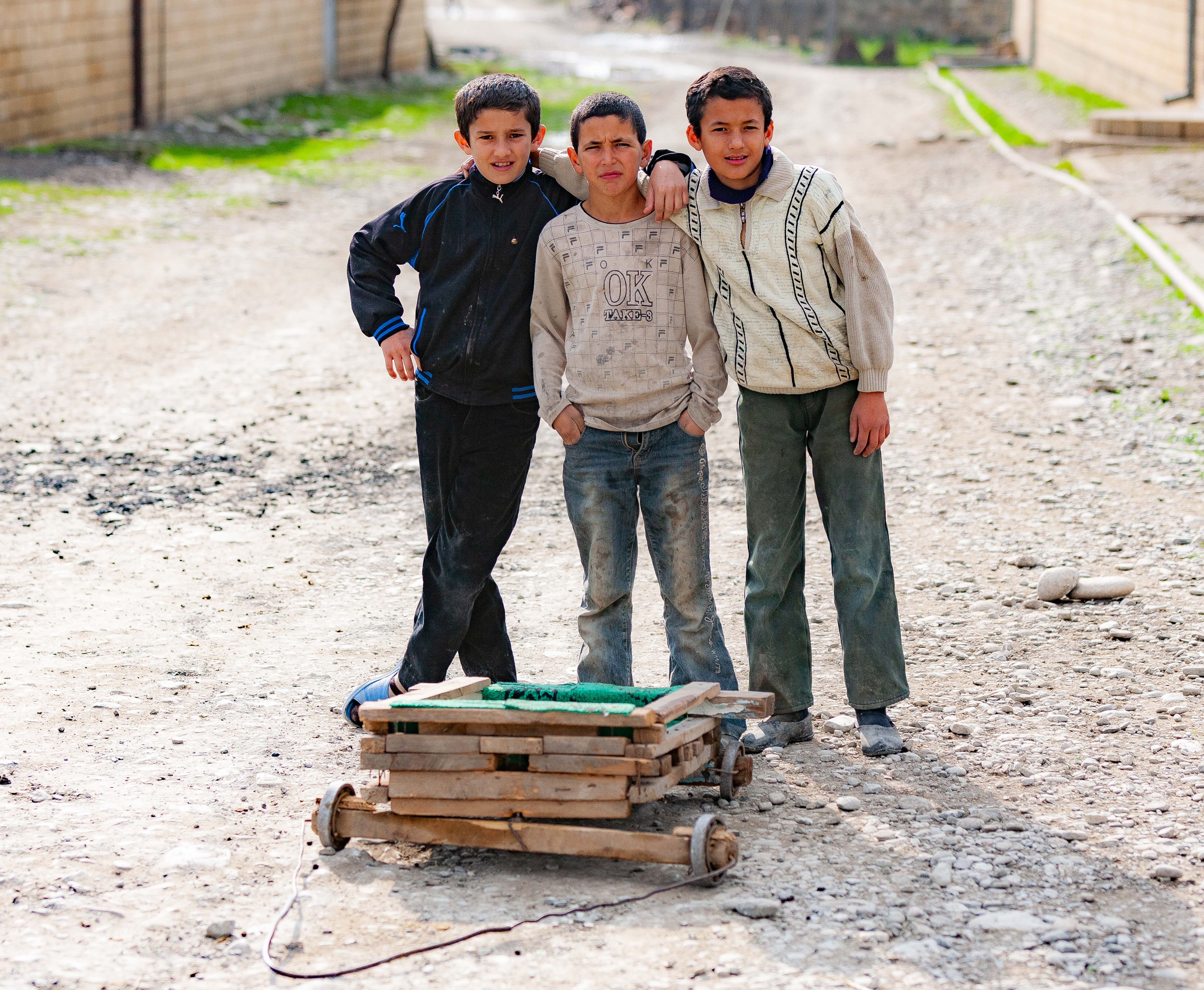 Azerbaijan, Shamaxi Rayon, Roller Coaster Boys, 2009, IMG 8050