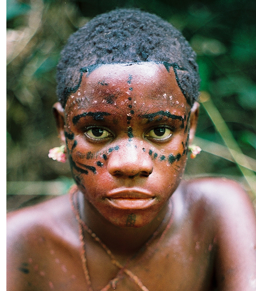Central African Republic, Portrait Of Pygmy Girl, 2000