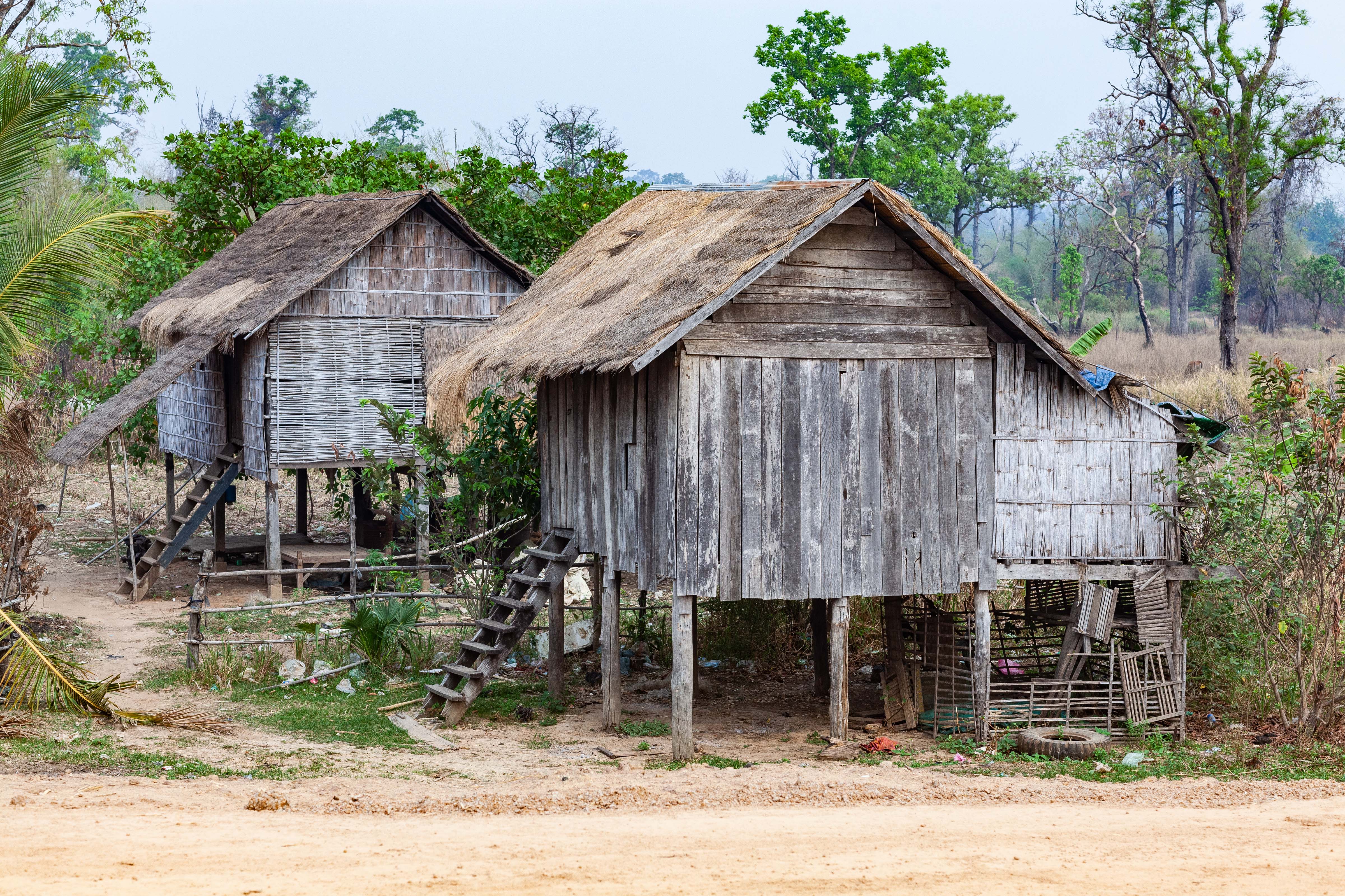 Cambodia, Preah Vihear Prov, Houses, 2011, IMG 0354