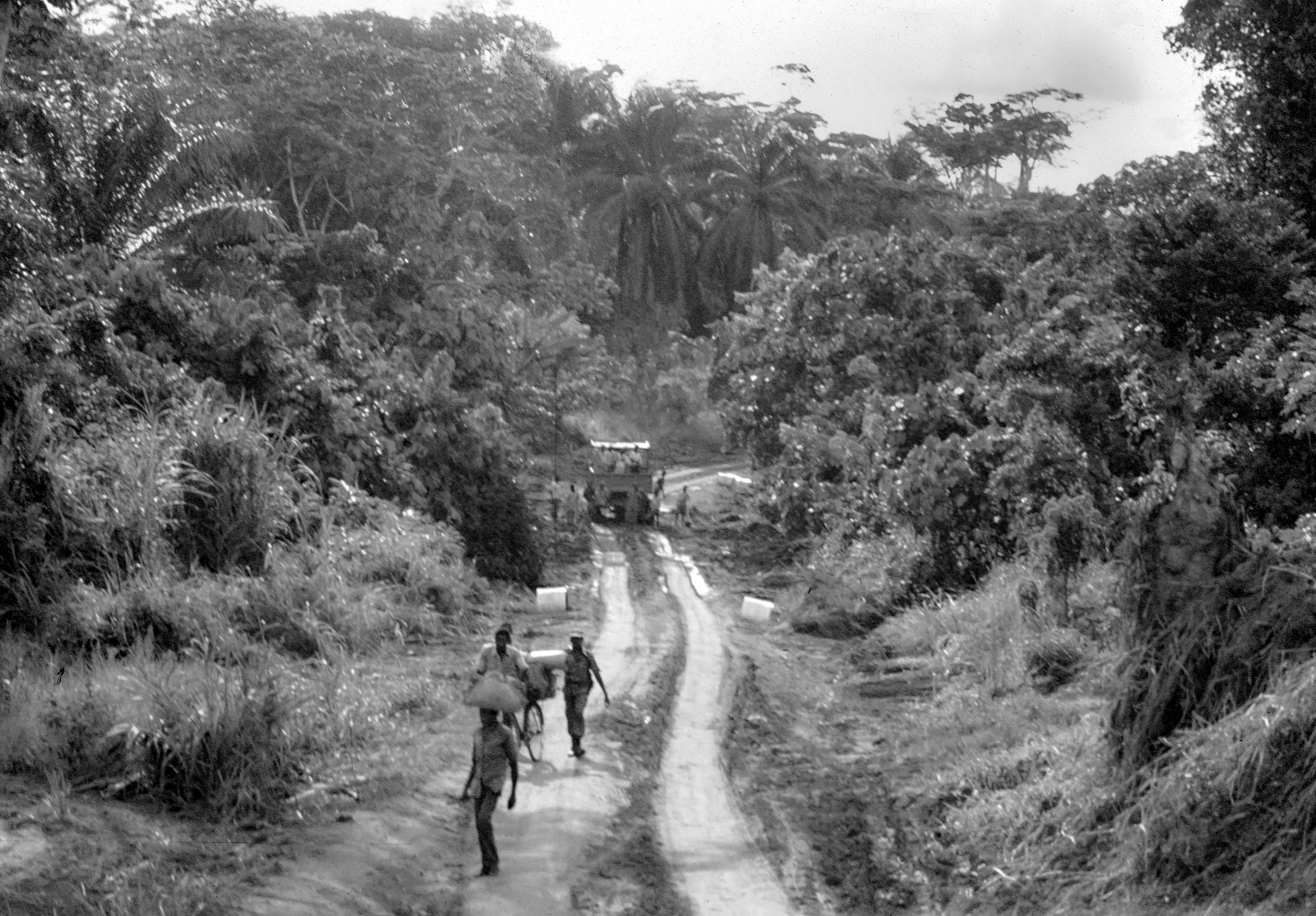 Congo Zaire, Muddy Road, 1984