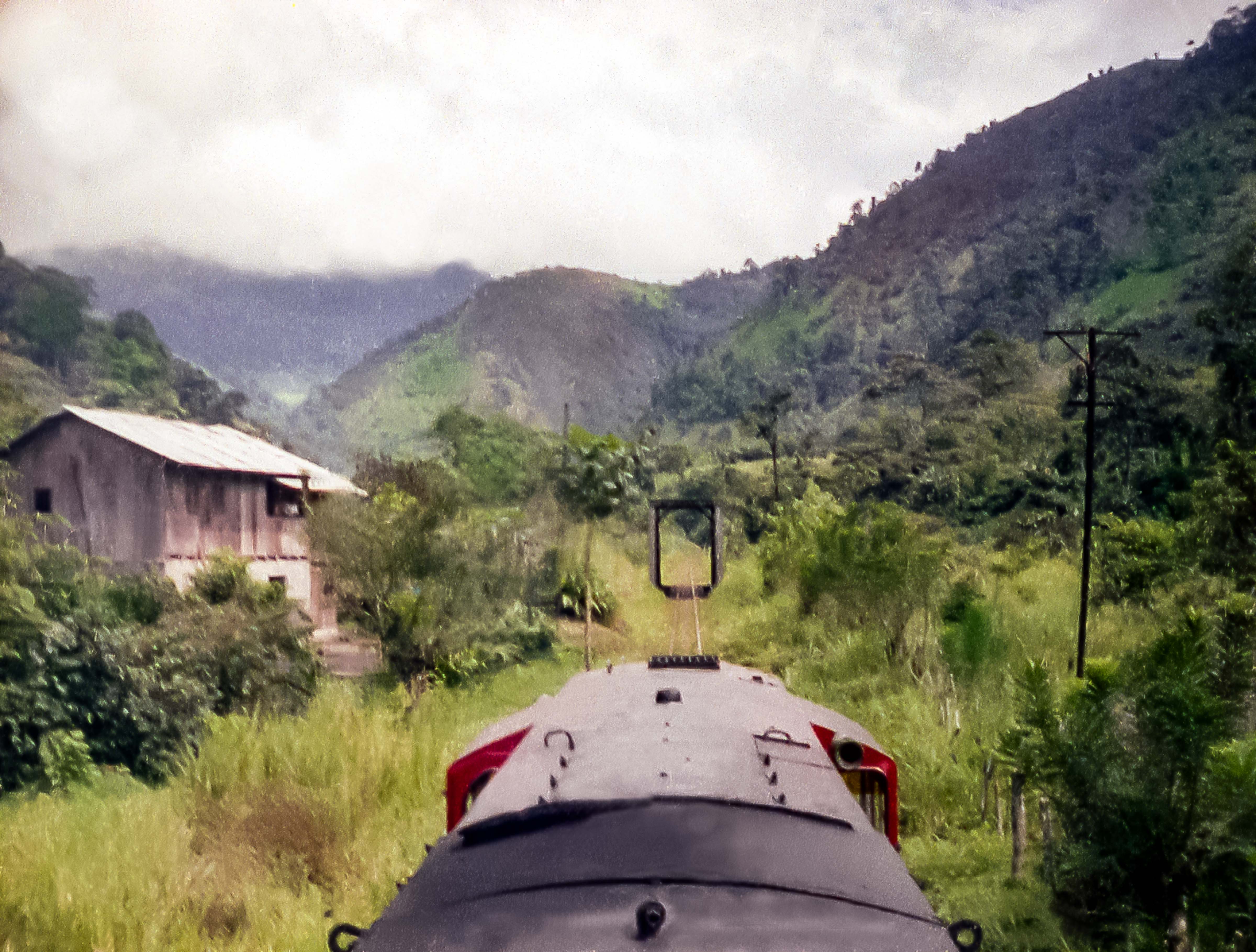 Ecuador, Atop The Steam Train, 1979
