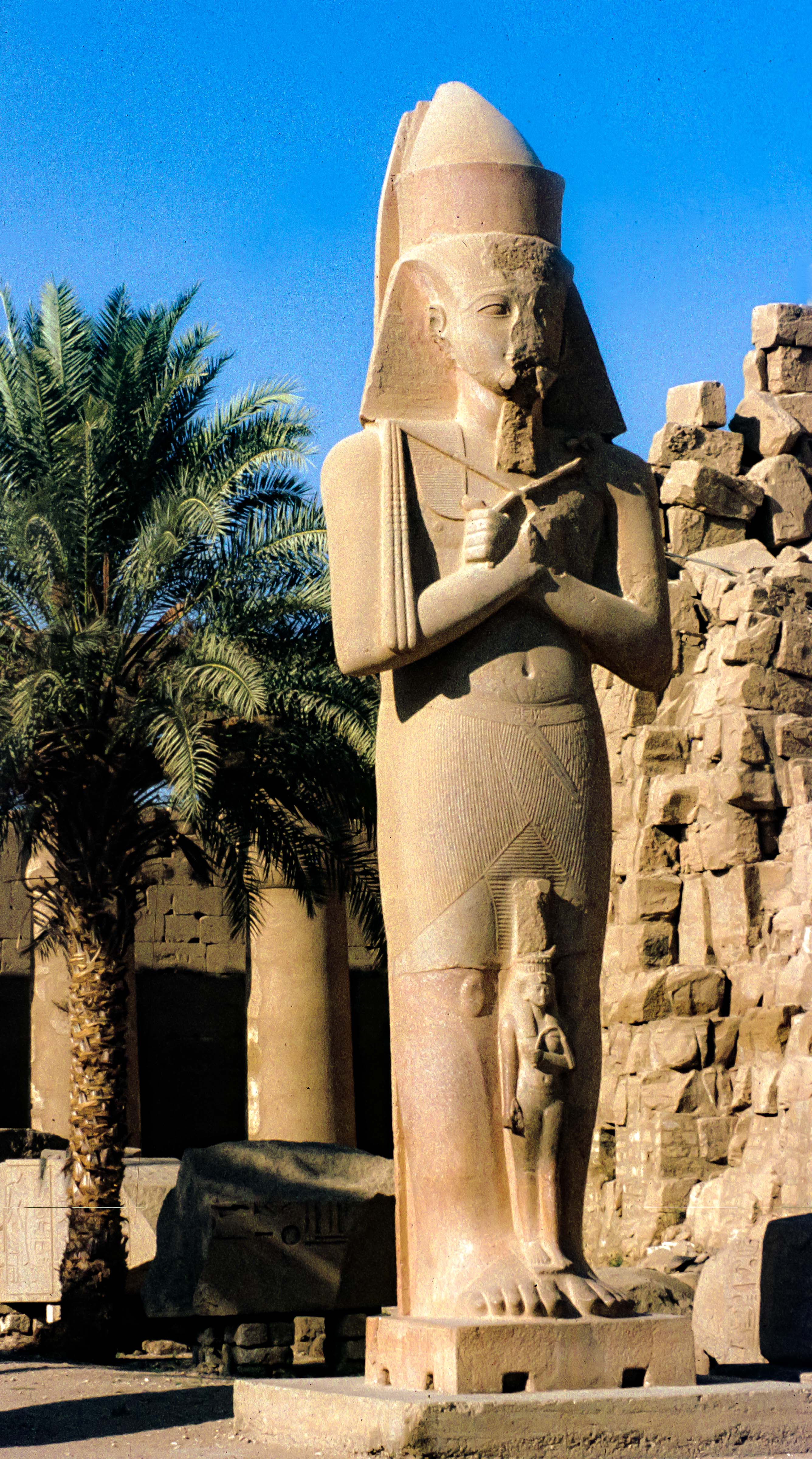 Egypt, Luxor Statue, 1984
