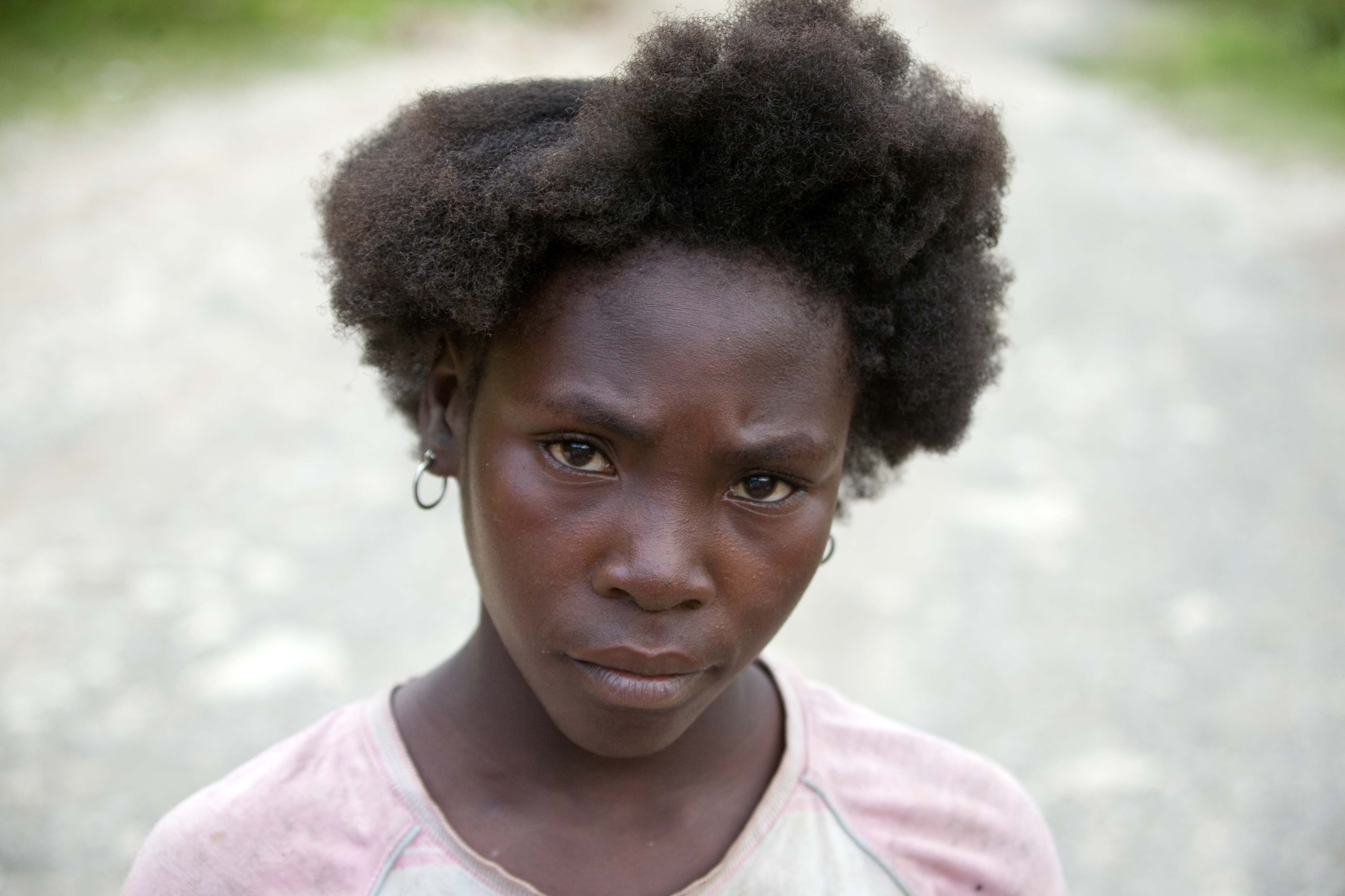 Haiti, Grand-Anse Province, Village Girl, IMG_5043