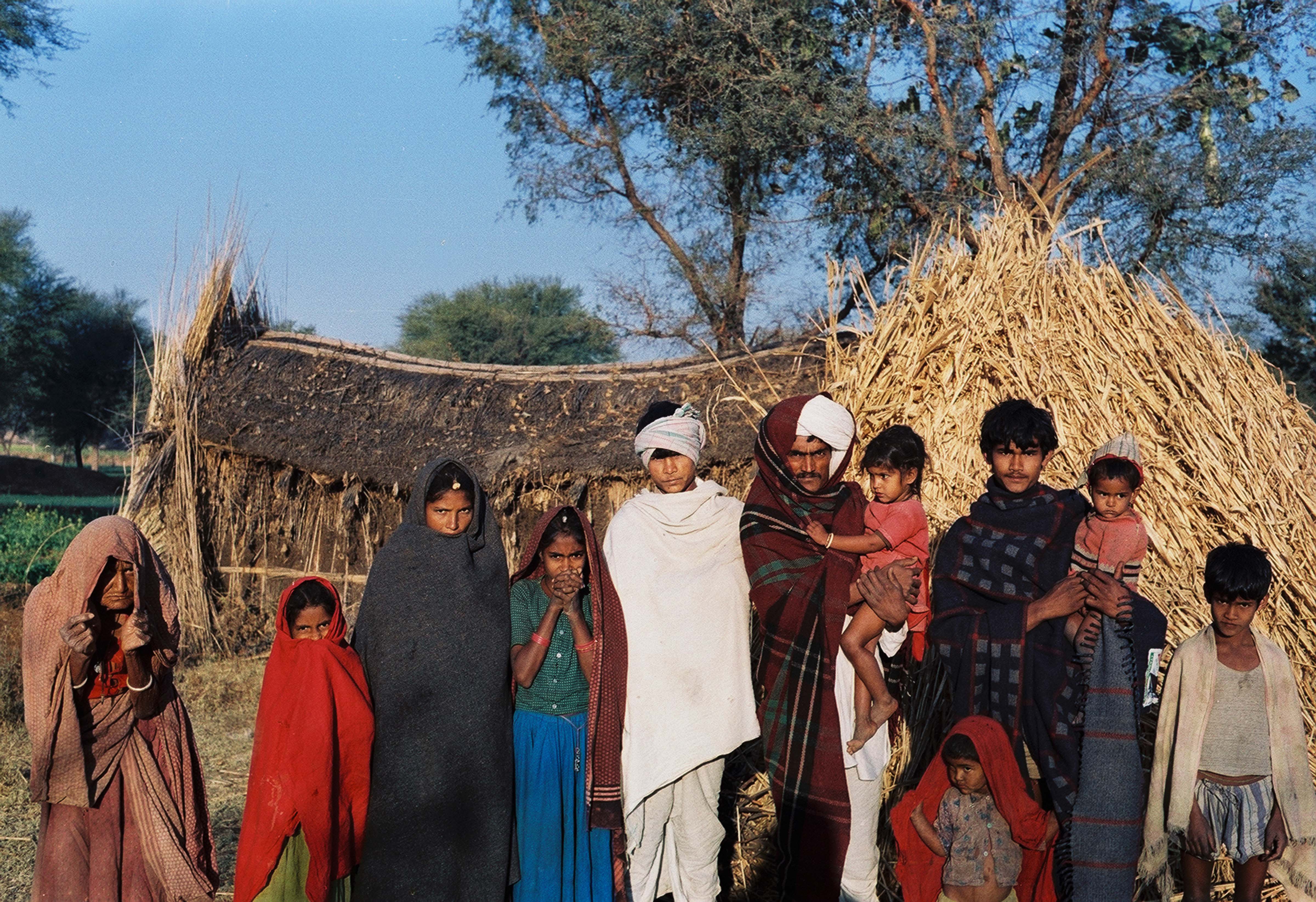 India, Rajasthan Family With House, 1984