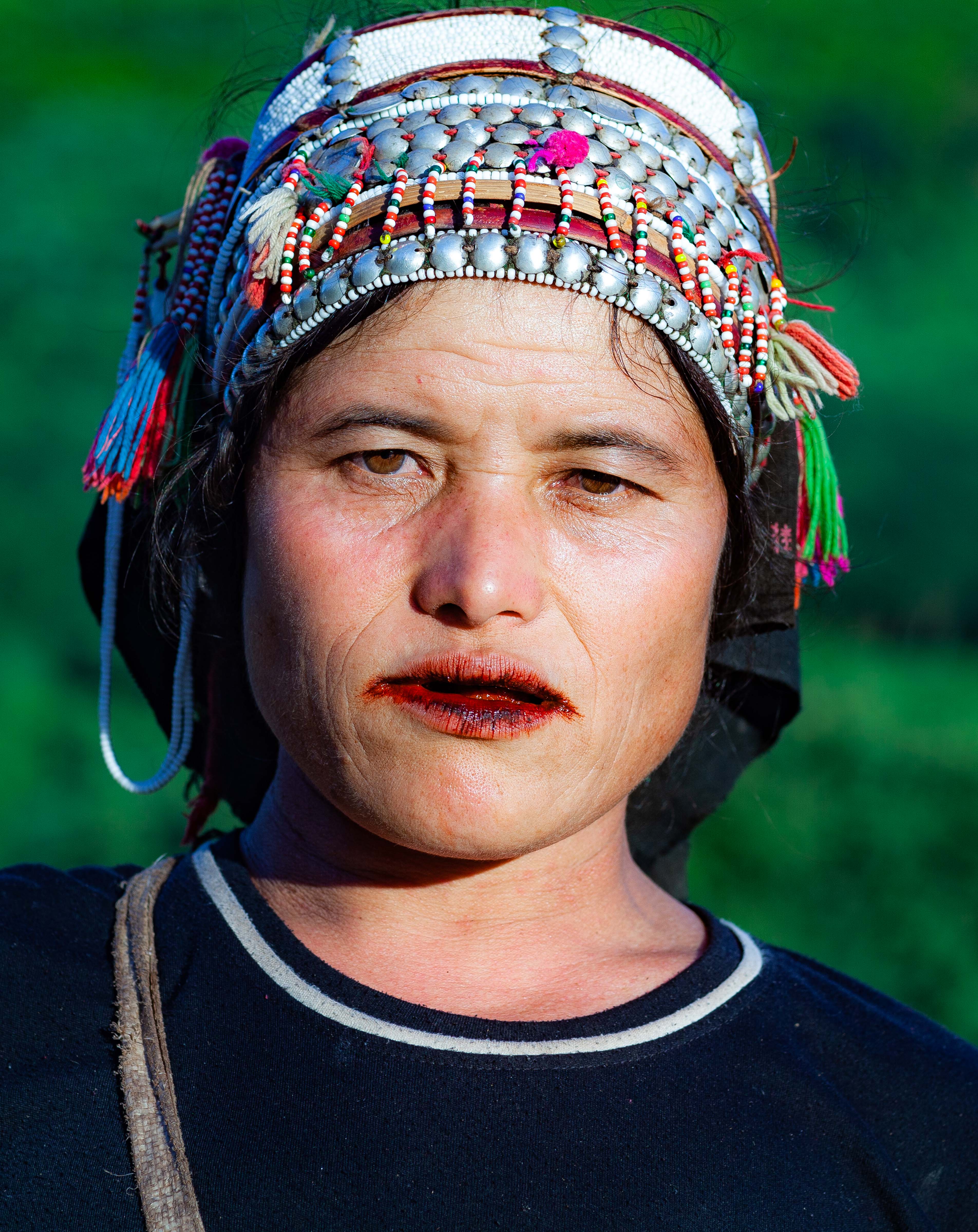 Laos, Louang Namtha Prov, Akha Woman, 2011, IMG 0239