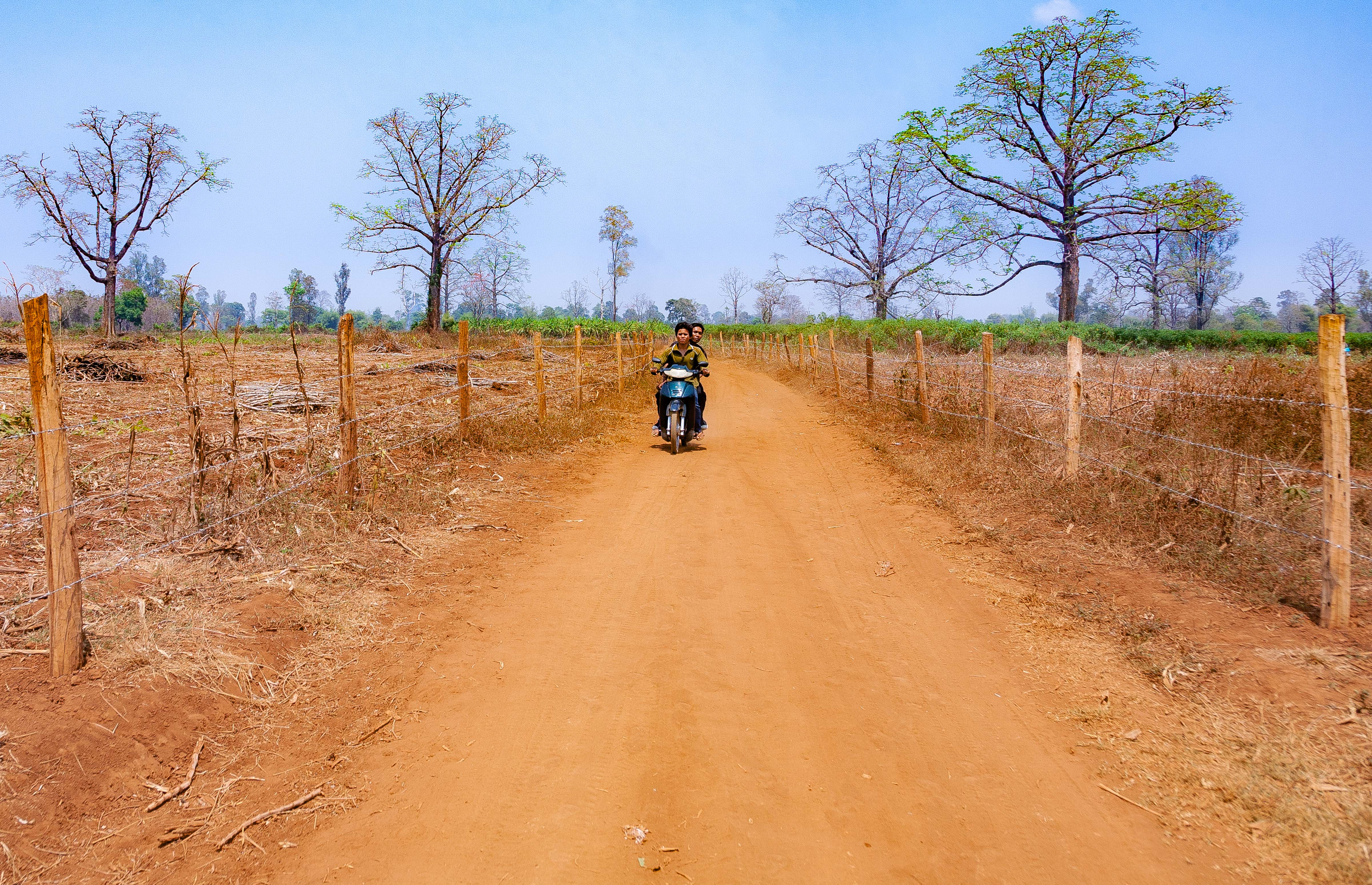 Laos, Salvan Prov, Motorcycle Landscape, 2008, IMG 0441