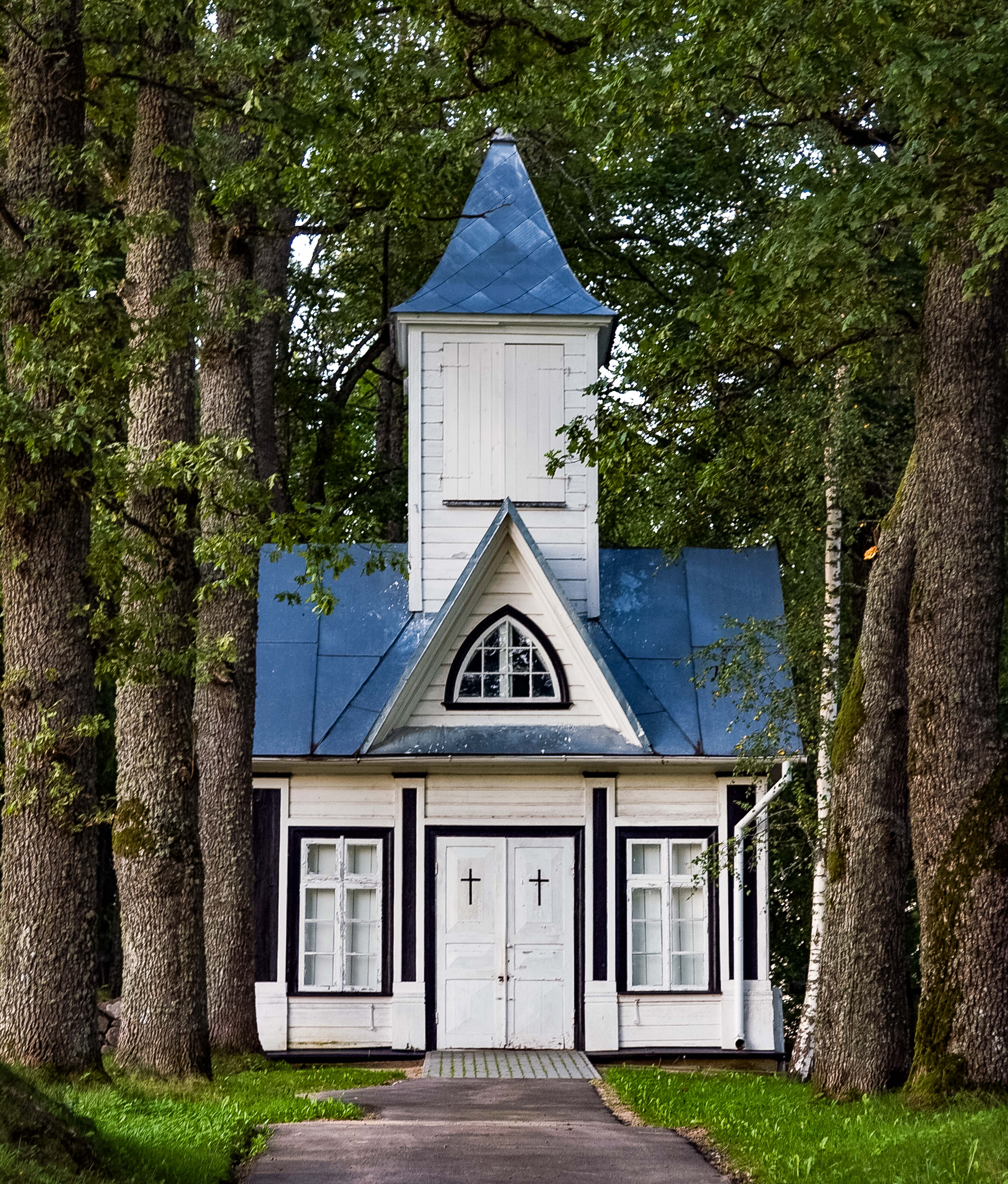 Latvia, Cesu Prov, Small Church, 2010, IMG_1715