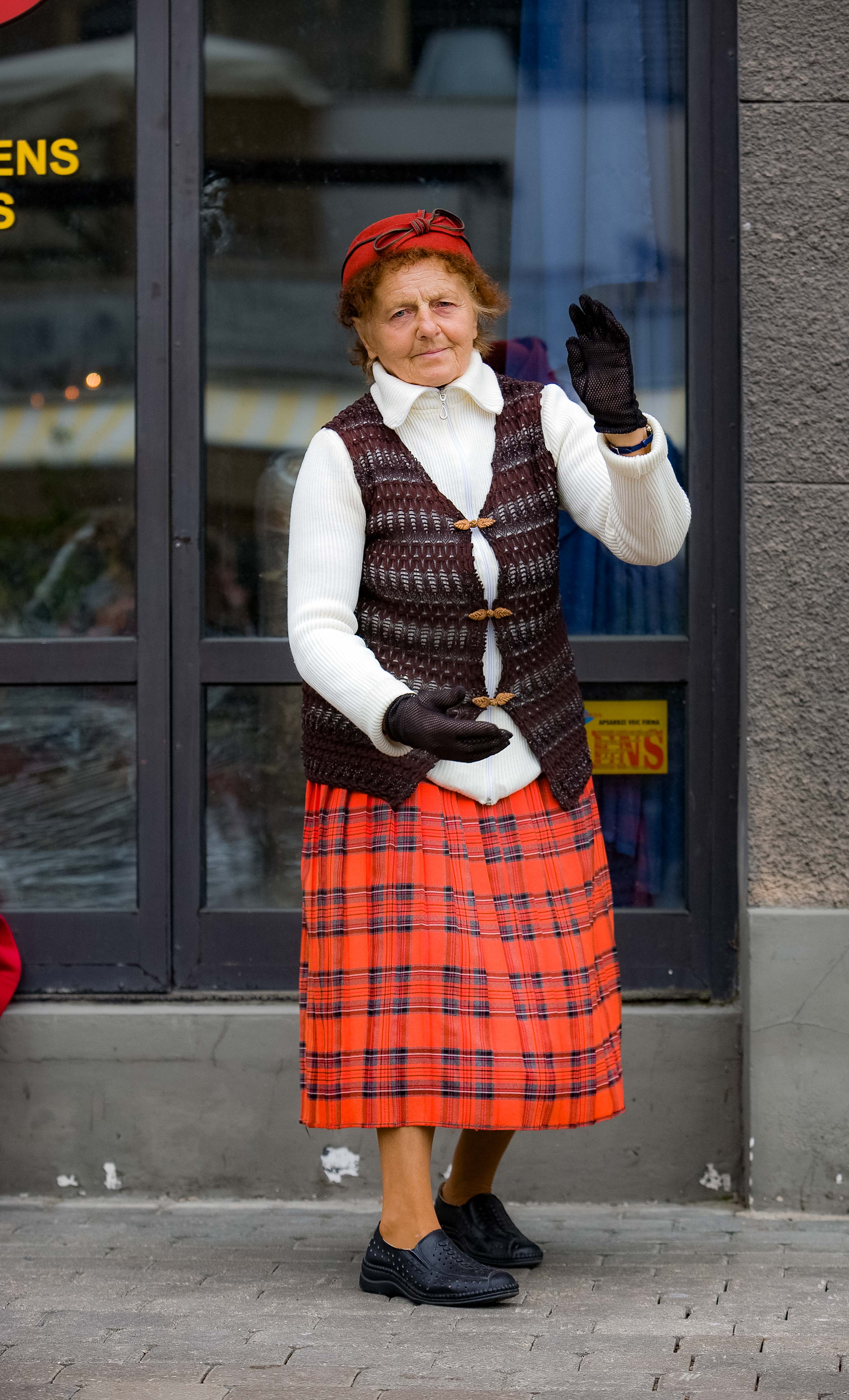 Latvia, Riga City Prov, Old Woman Dancing, 2010, IMG_1932