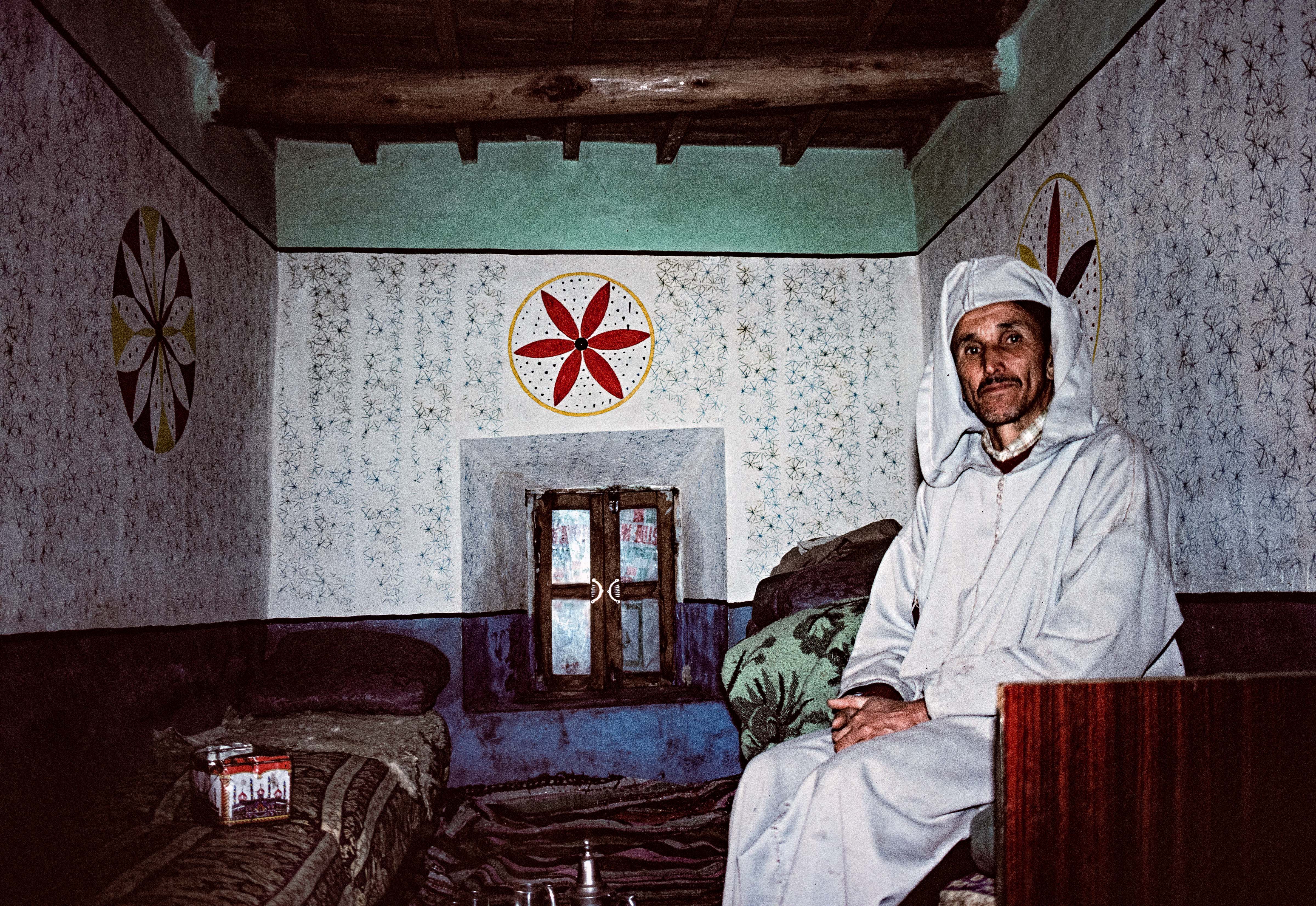 Morocco, Inside Berber Home In Atlas, 1988