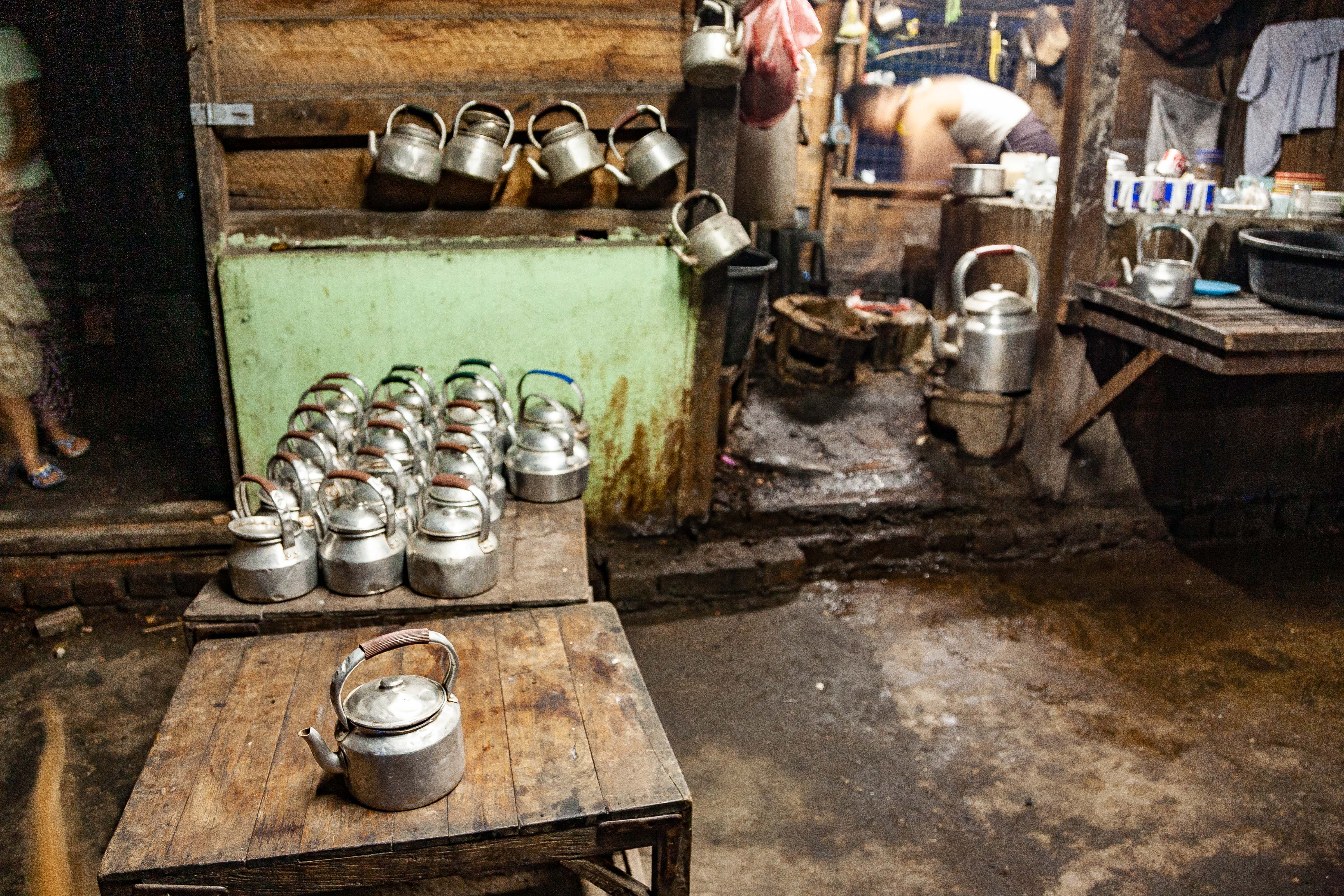 Myanmar, Ayeyarwady Prov, Tea Shop Kitchen, 2009, IMG 0423