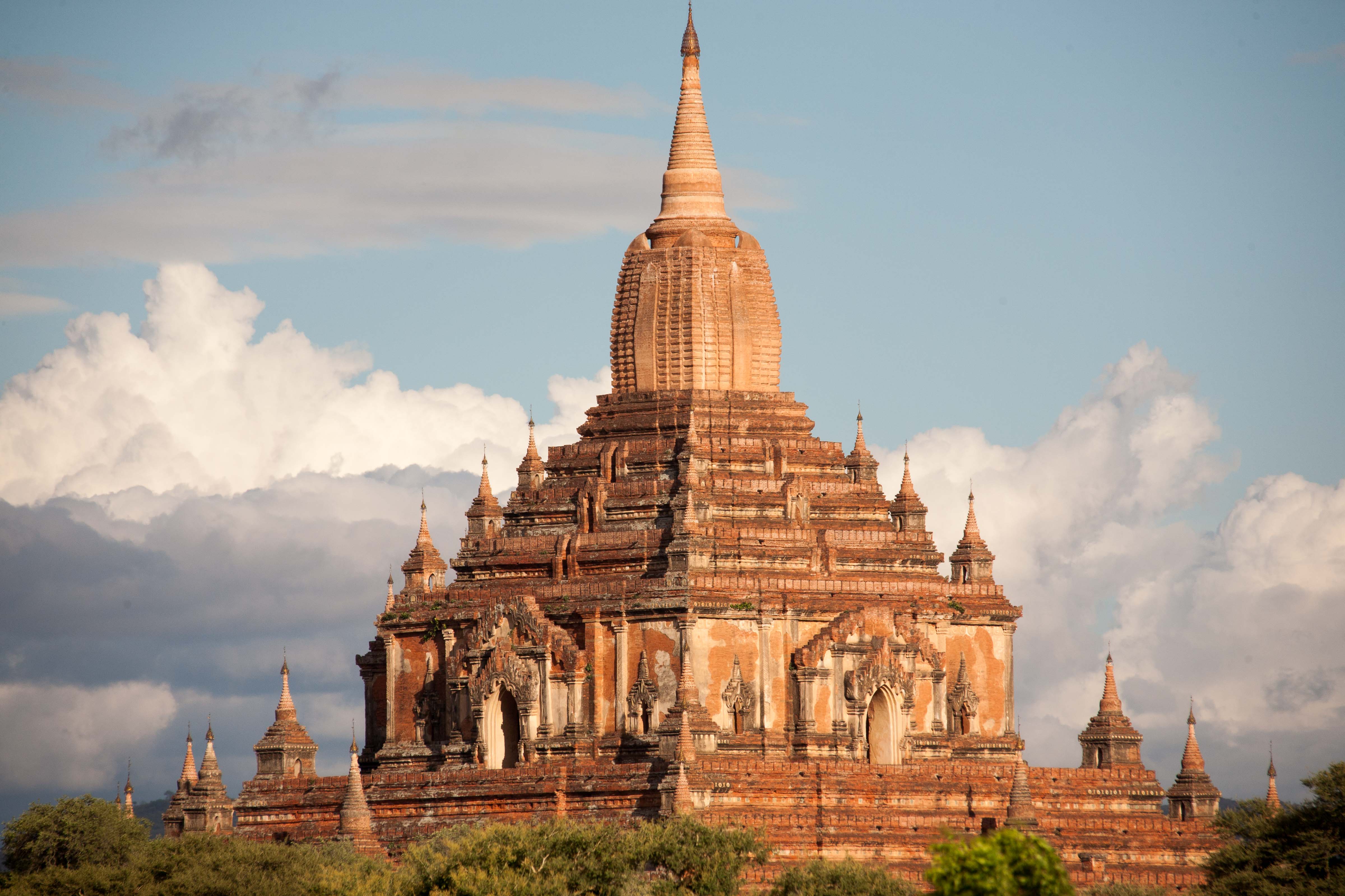 Myanmar, Mandalay Prov, Bagan Temple Detail, 2009, IMG 5011