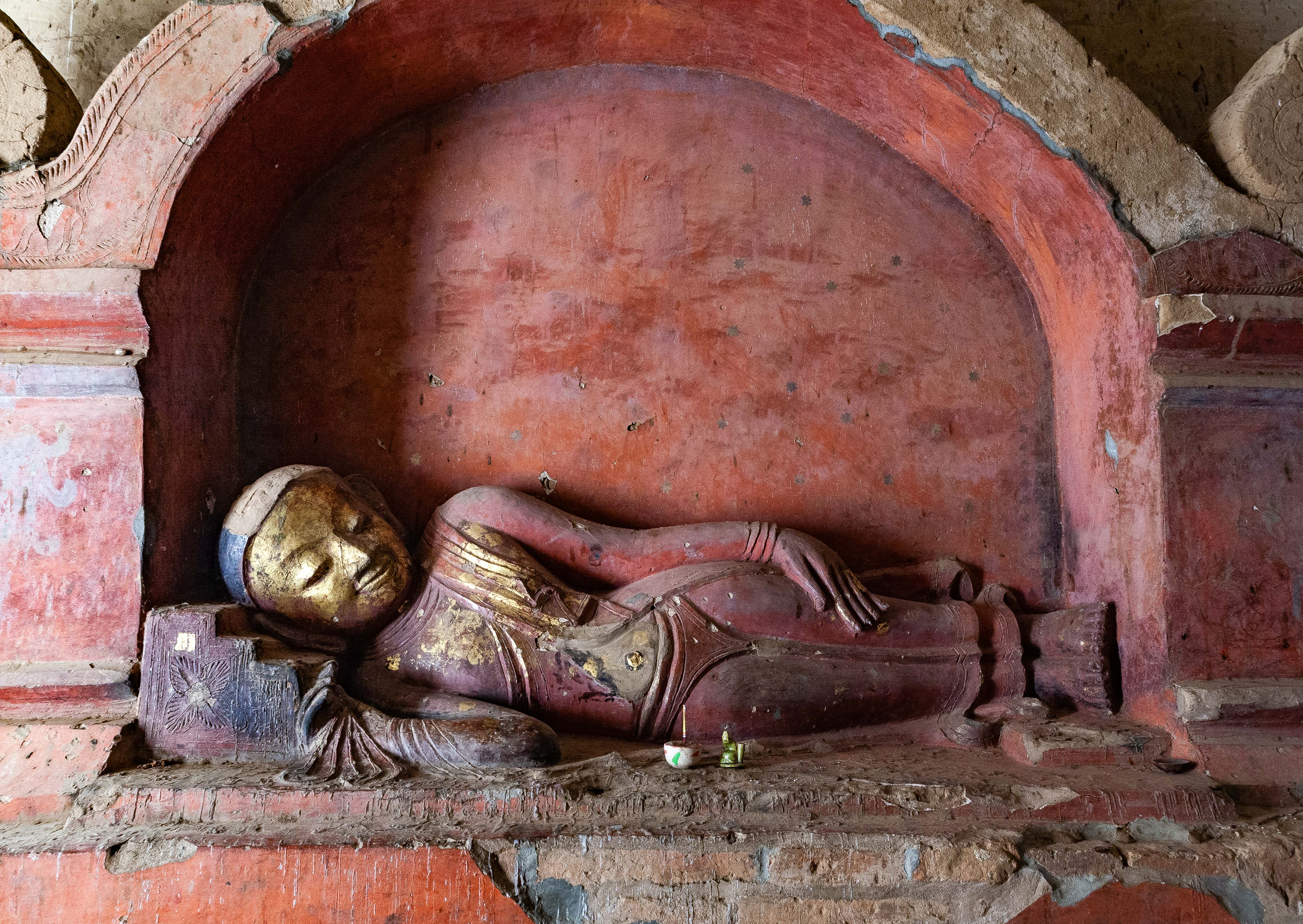 Myanmar, Mandalay Prov, Bagan Temple Detail, 2009, IMG 5026