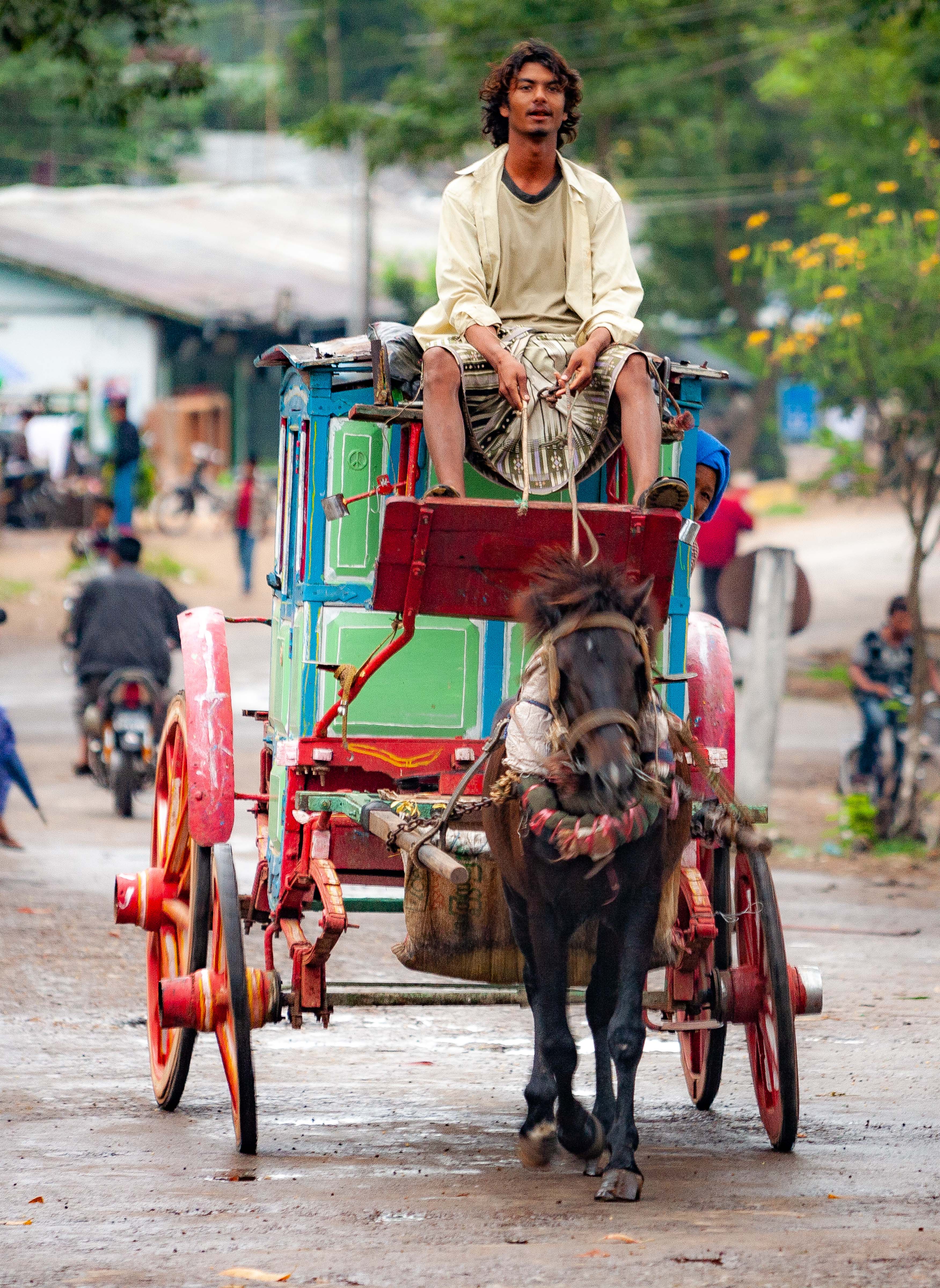 Myanmar, Shan Prov, Horse Carriage, 2009, IMG 4723