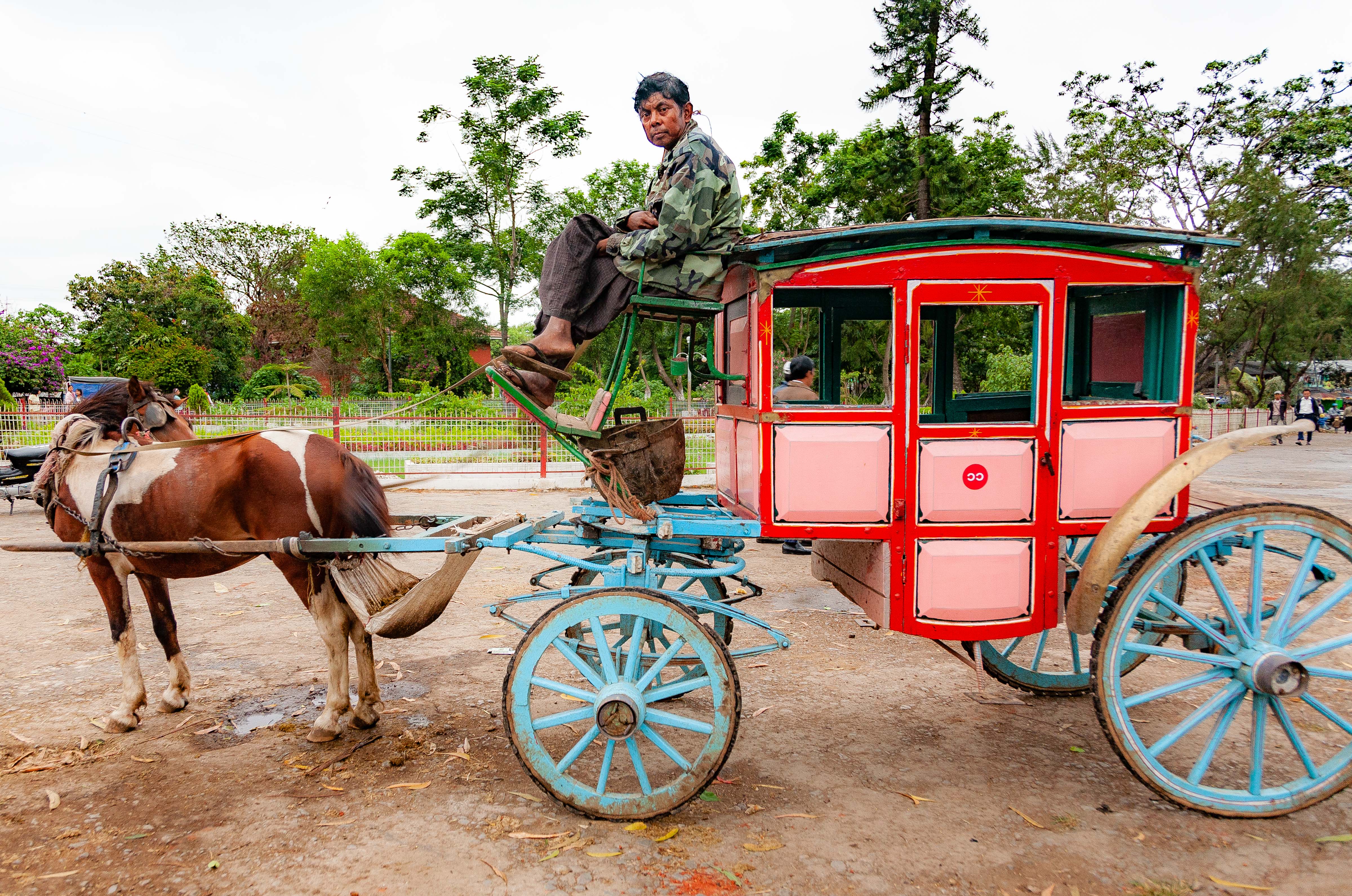 Myanmar, Shan Prov, Pink Carriage, 2009, IMG 4727