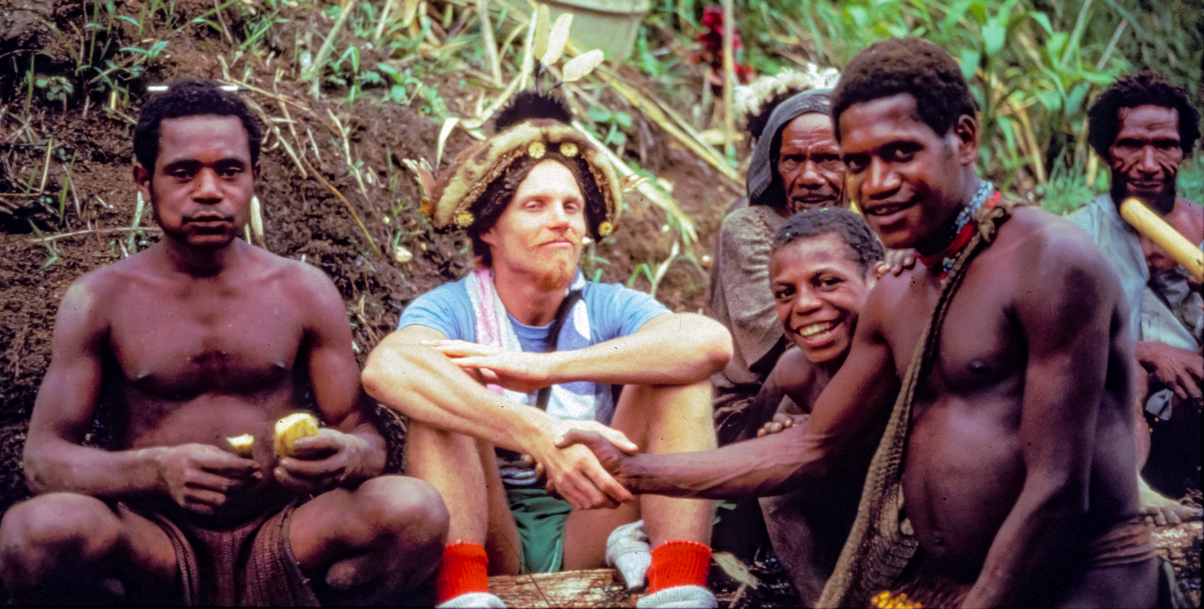 Papua New Guinea, Jeff Shea With Wig, 1983