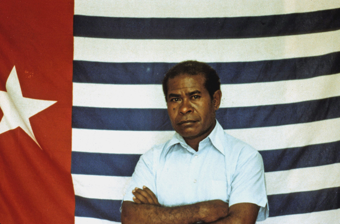 Papua New Guinea, East New Britain, General of the Revolutionary Army of West Papua, Seth Rumkorem, 1983