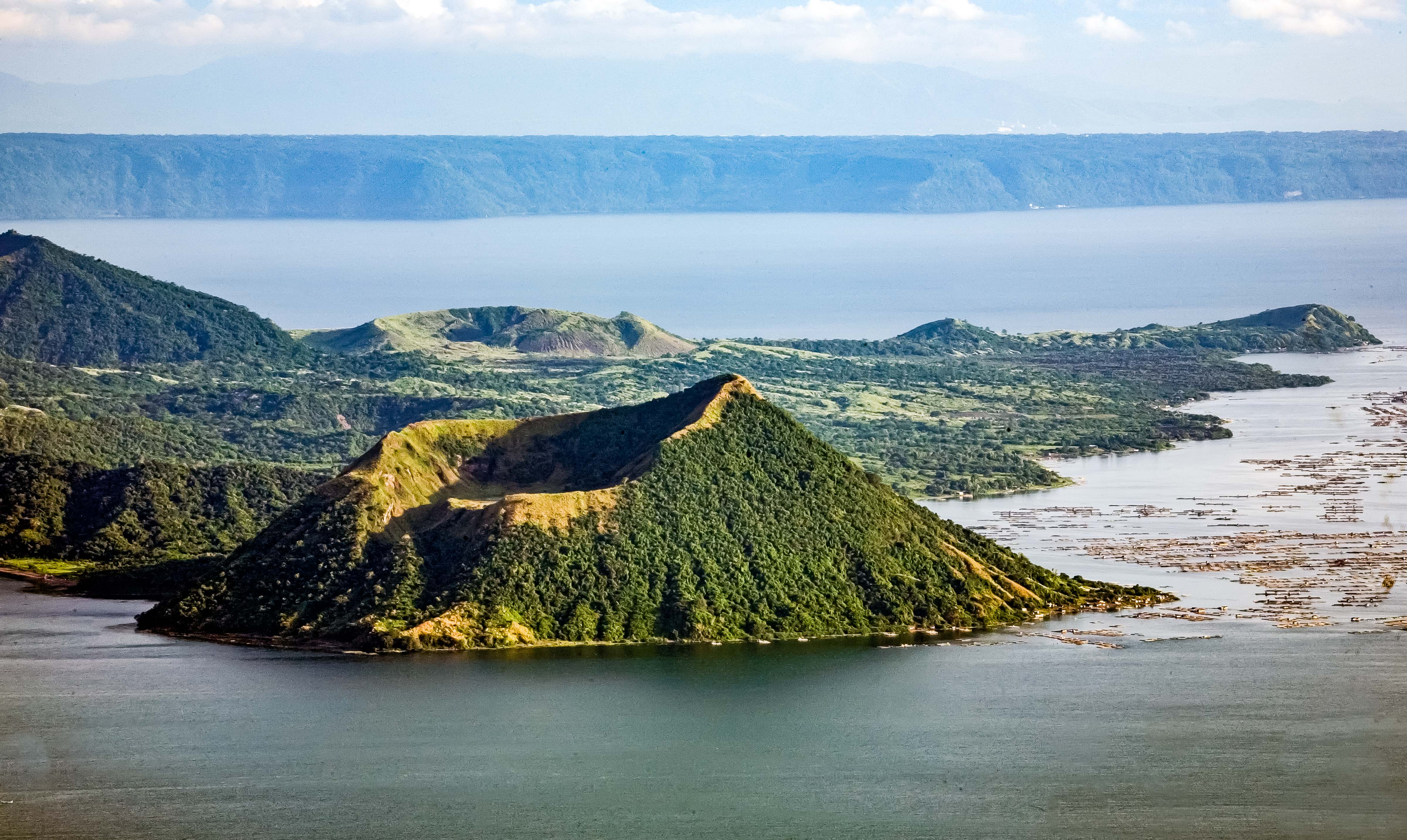 Philippines, Batangas Province, Taal Lake With Volcano Island, 2007