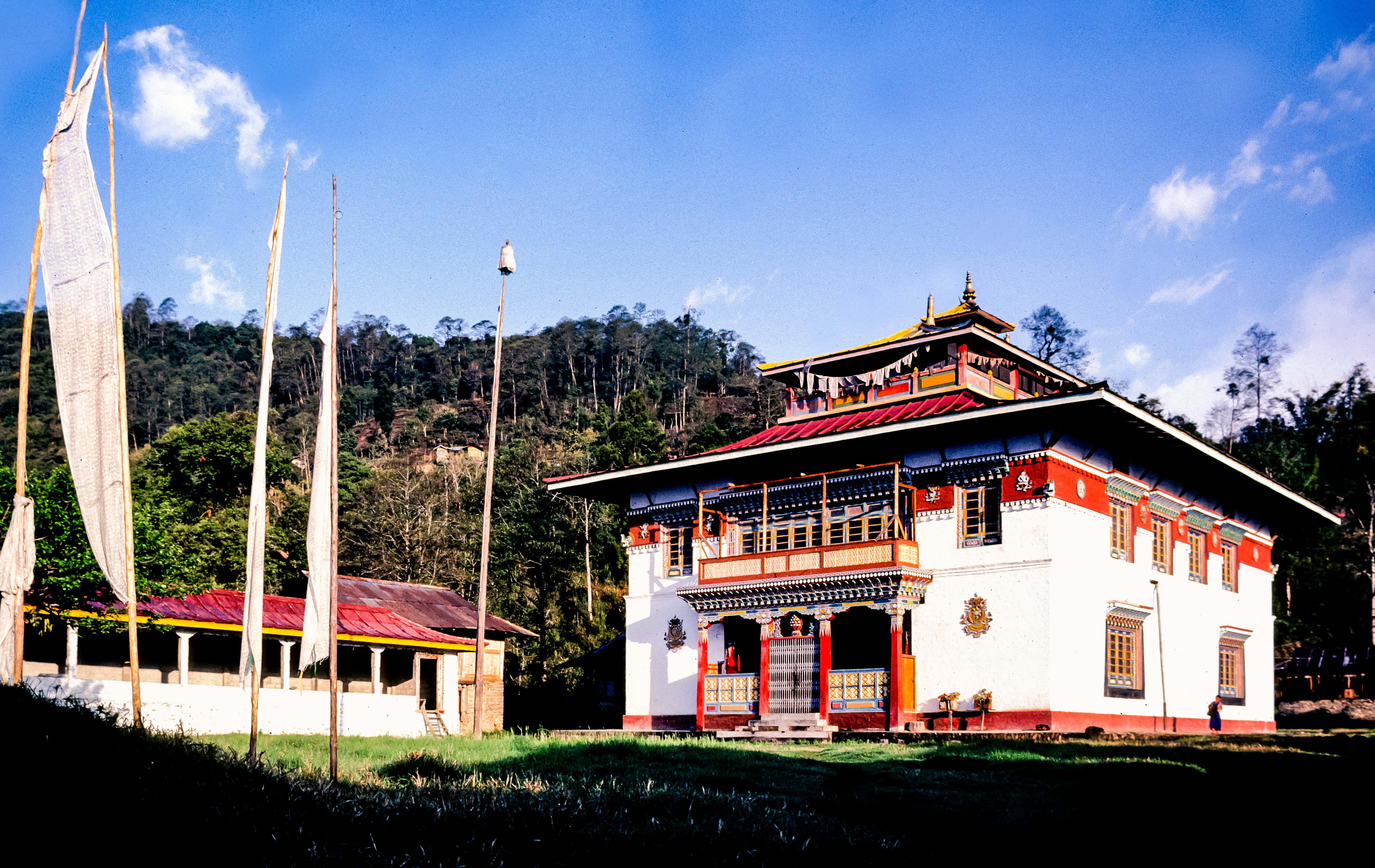 Sikkim, Gangtok Monastery, 1984