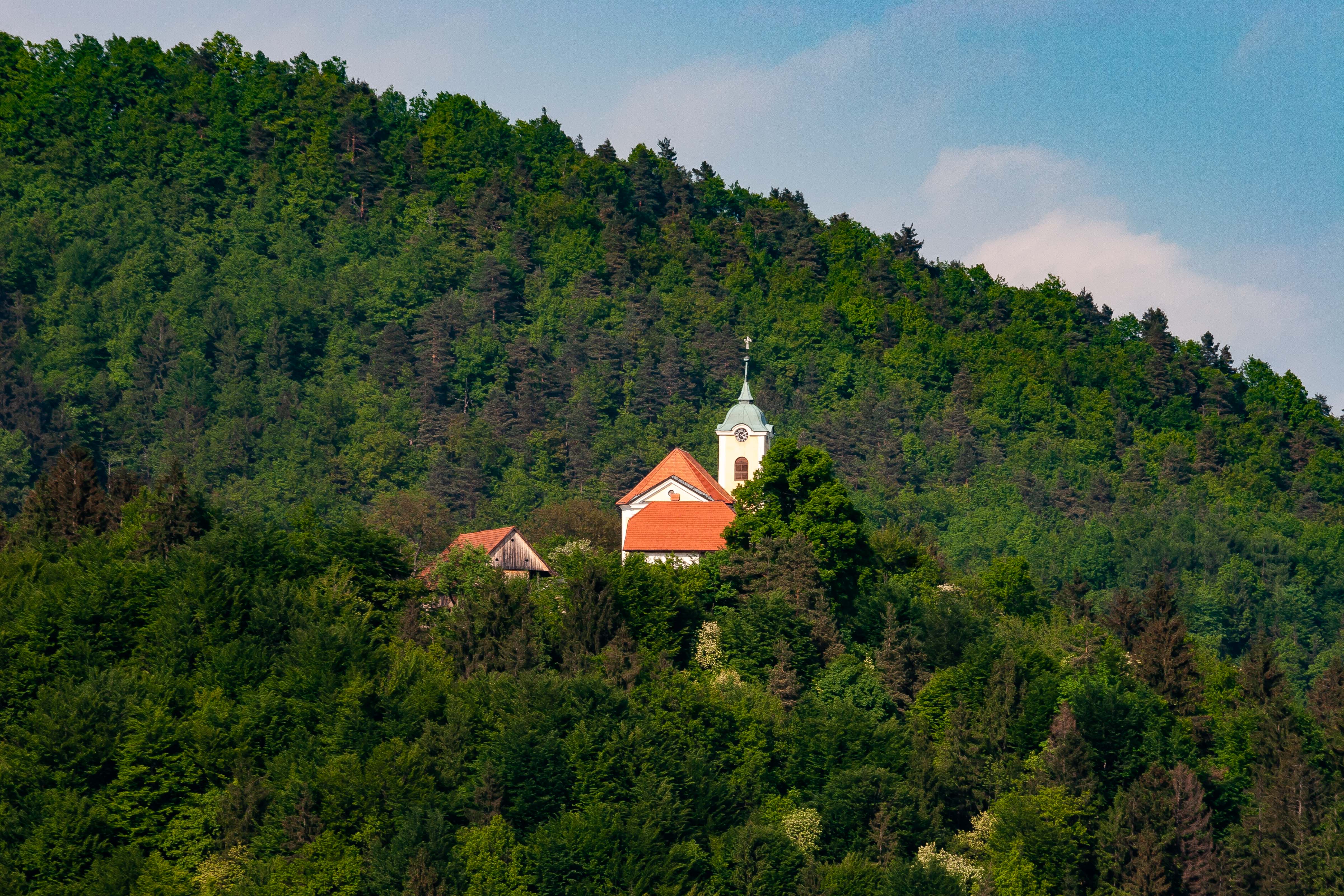 Slovenia, Horjul Prov, Church On A Hill, 2006, IMG 5839